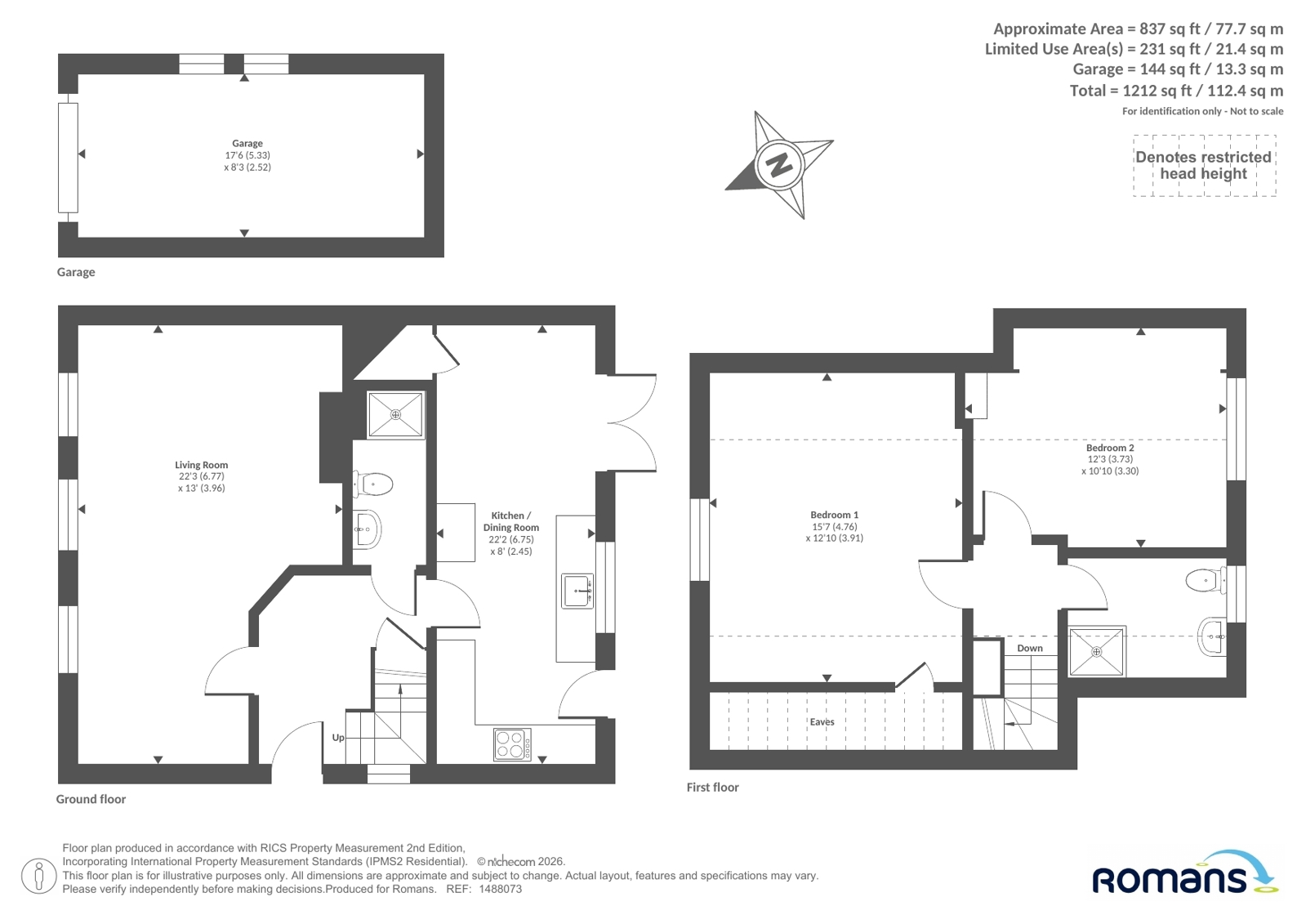 59, Western Avenue, Reading floorplan