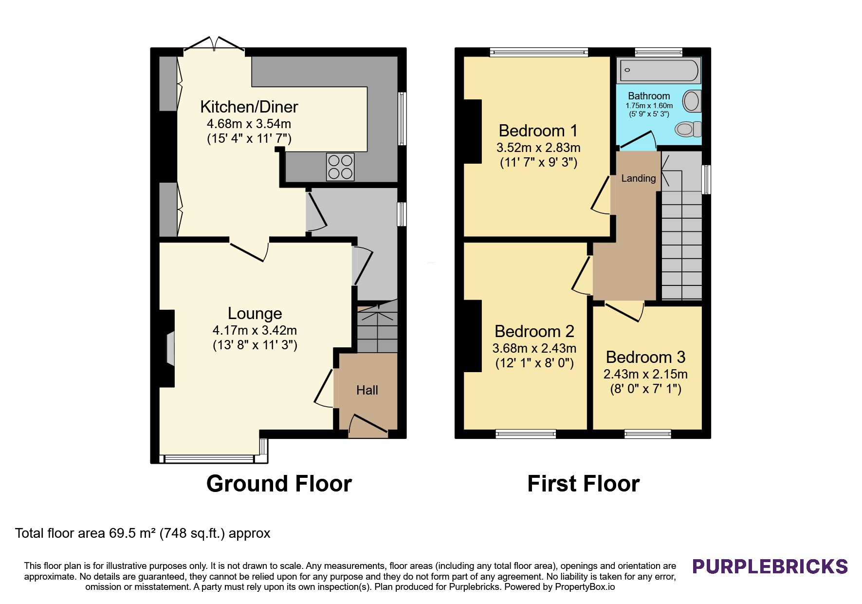 6, Doncaster Square, Knottingley floorplan