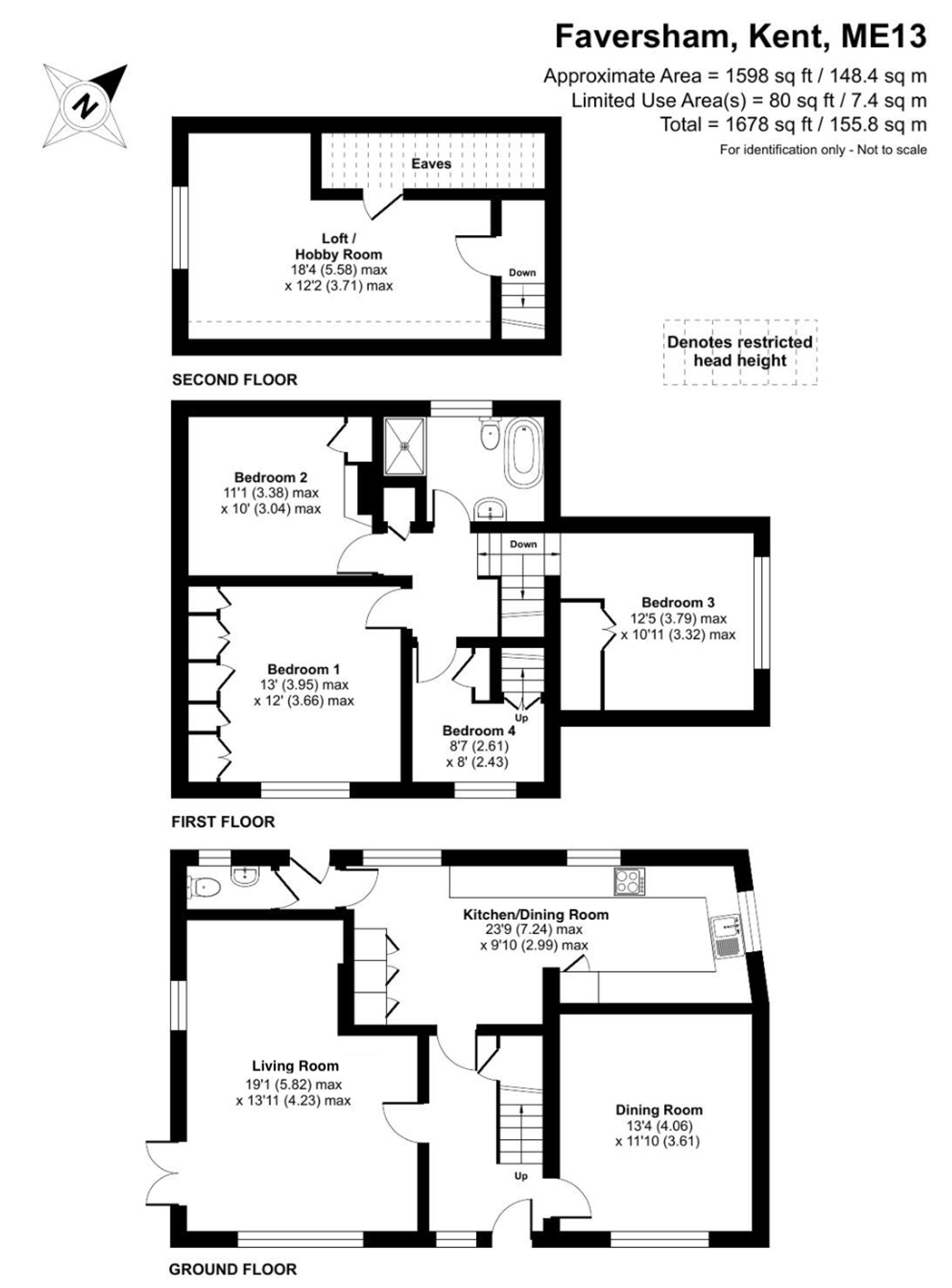 Wheelwrights, Faversham floorplan