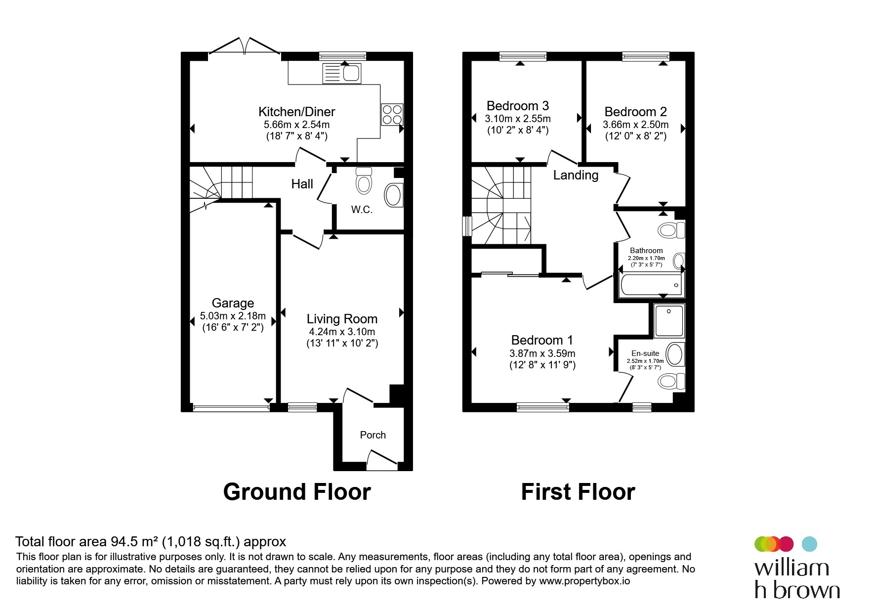 58, Bennerley Way, Nottingham floorplan