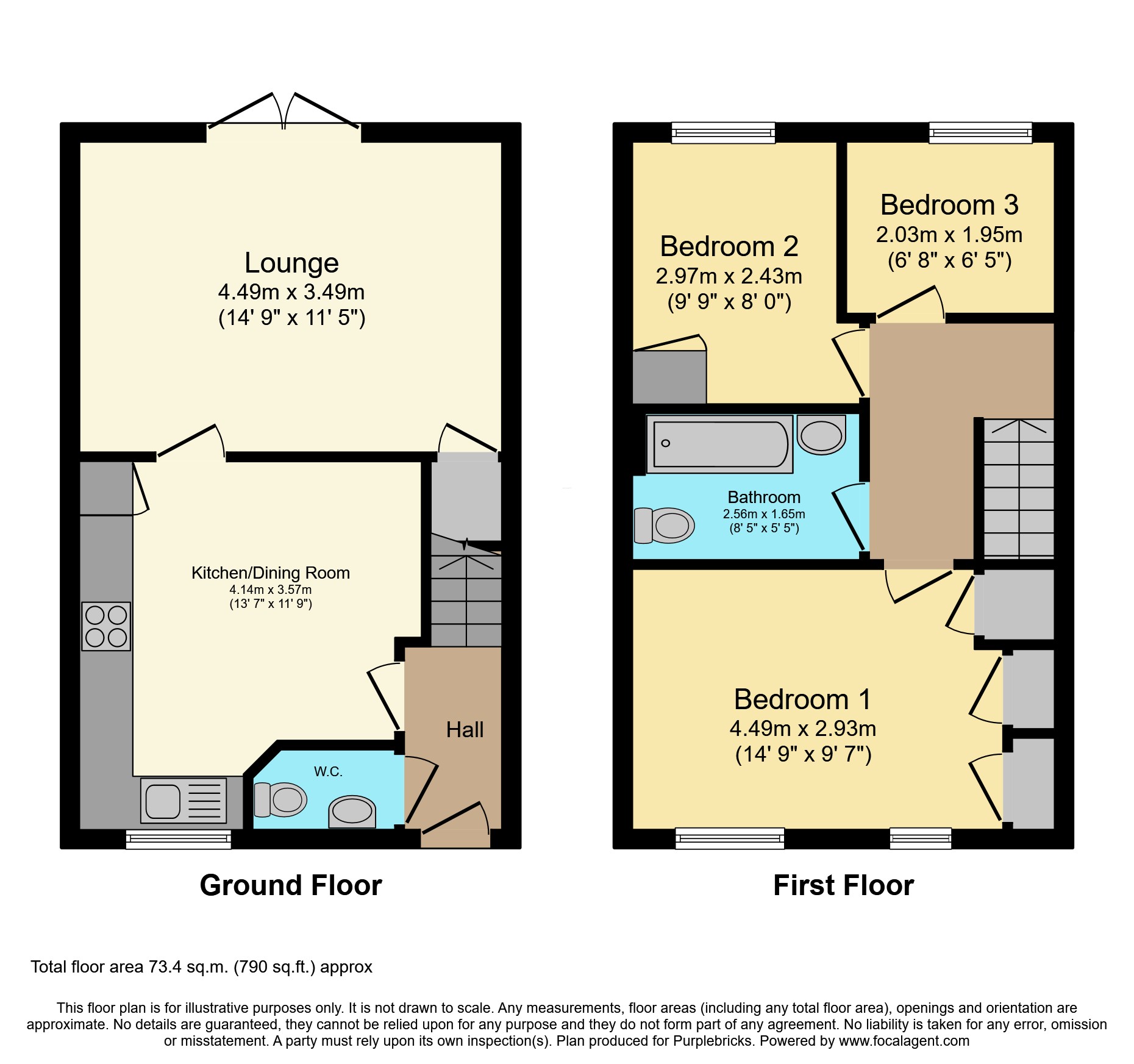 180, Broomhouse Lane, Doncaster floorplan