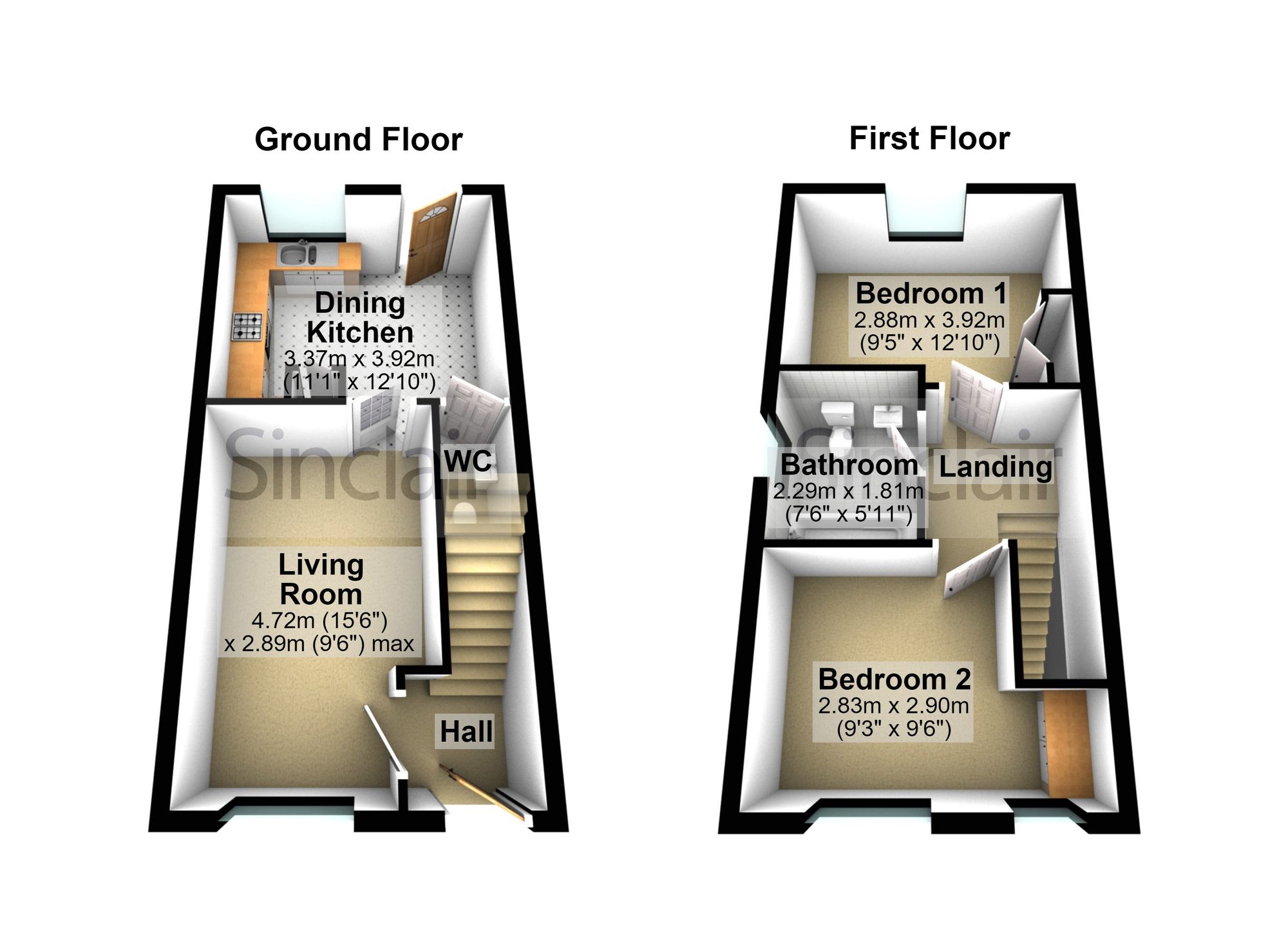 4 Strawflower Road, Loughborough floorplan