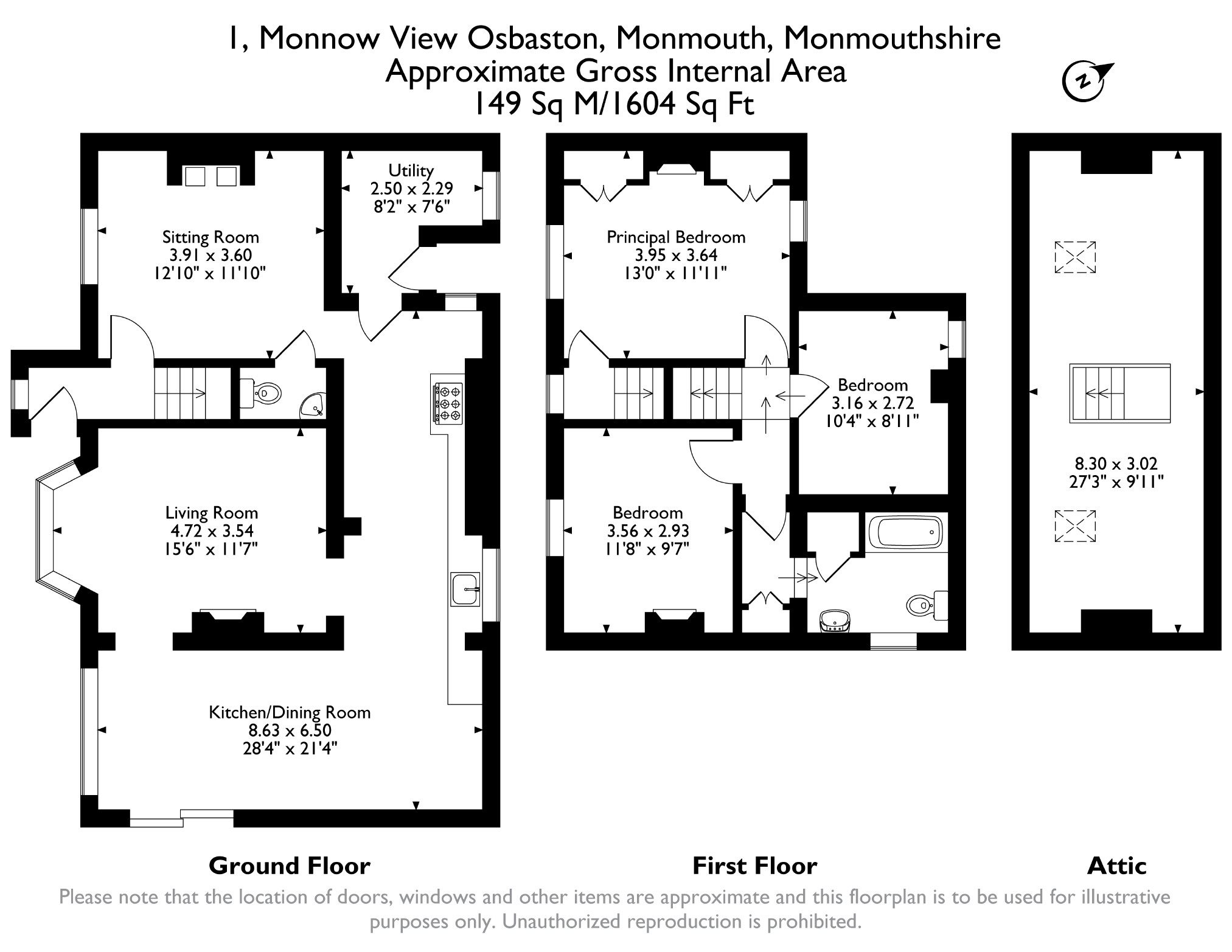 Monnow View, Monmouth floorplan