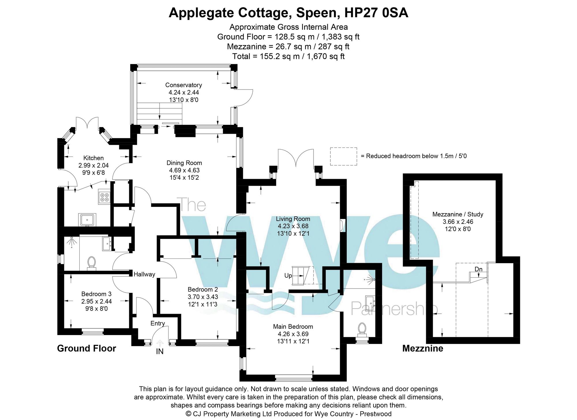 Applegate Cottage Studridge Lane, Princes Risborough floorplan