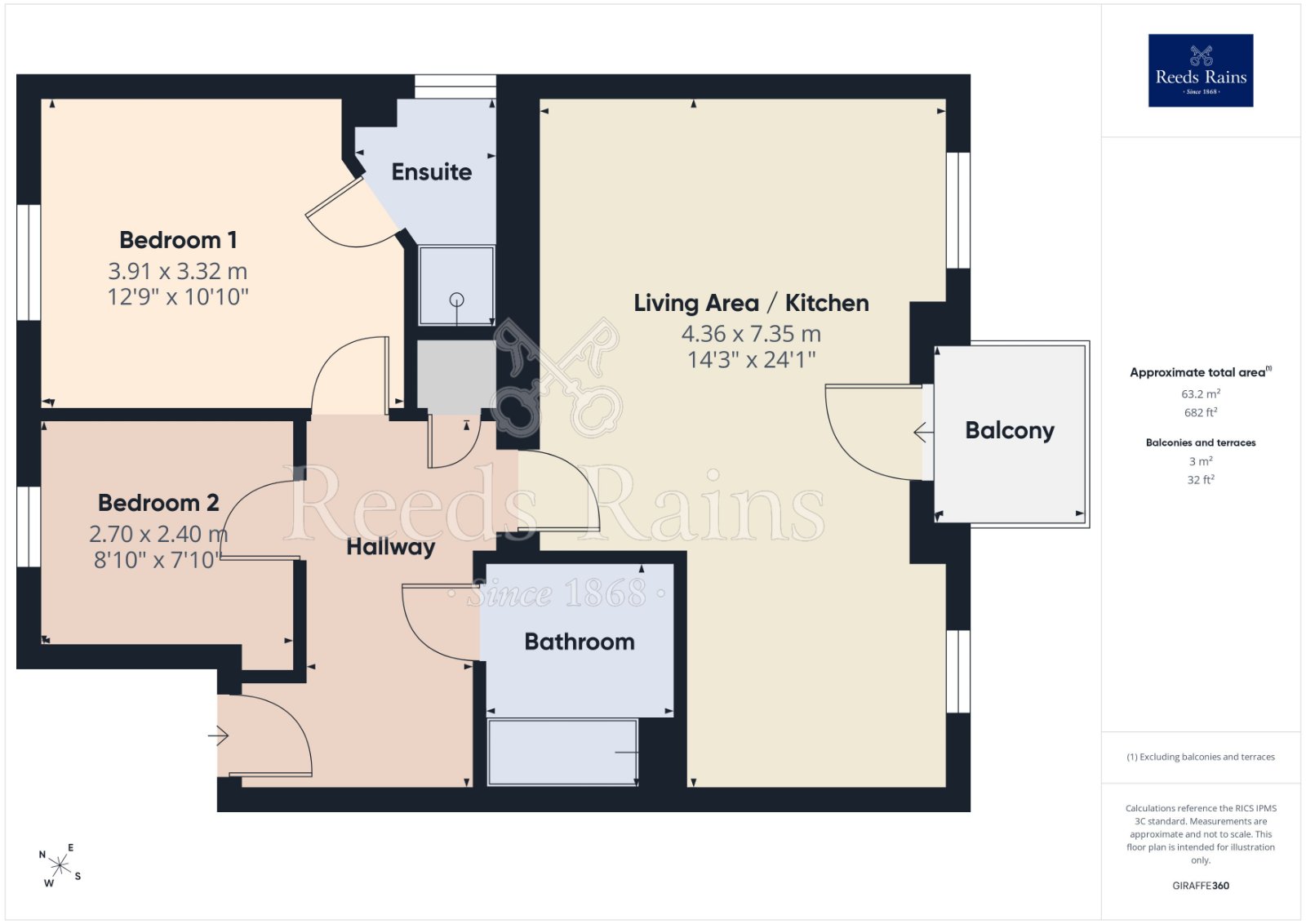 Apartment 45, 39, Chapeltown Street, Manchester floorplan