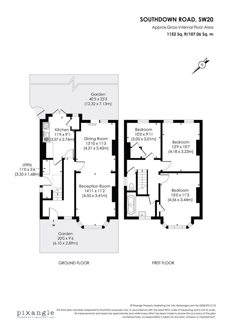 Southdown Road, West Wimbledon floorplan