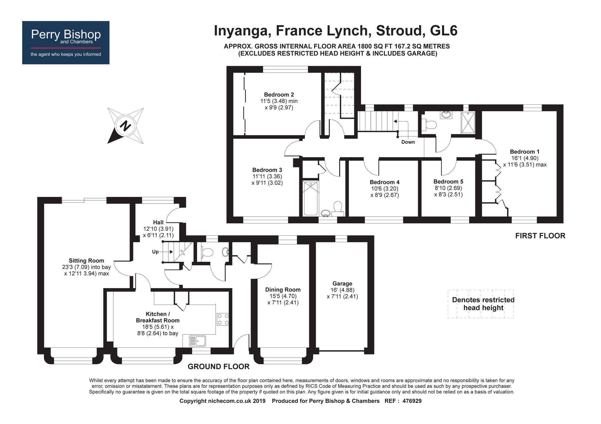 5 Bedrooms Detached house for sale in France Lynch, Stroud GL6