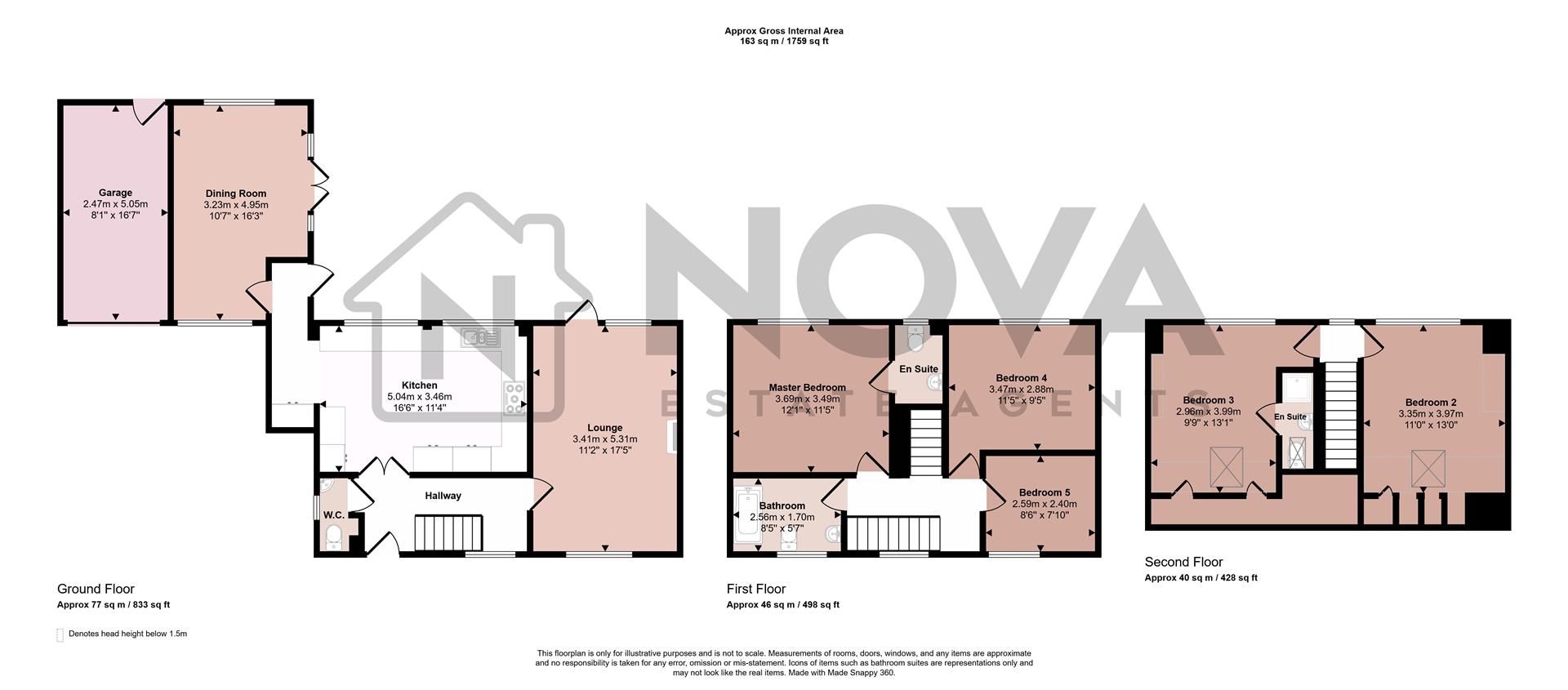 7, Binham Close, Luton floorplan