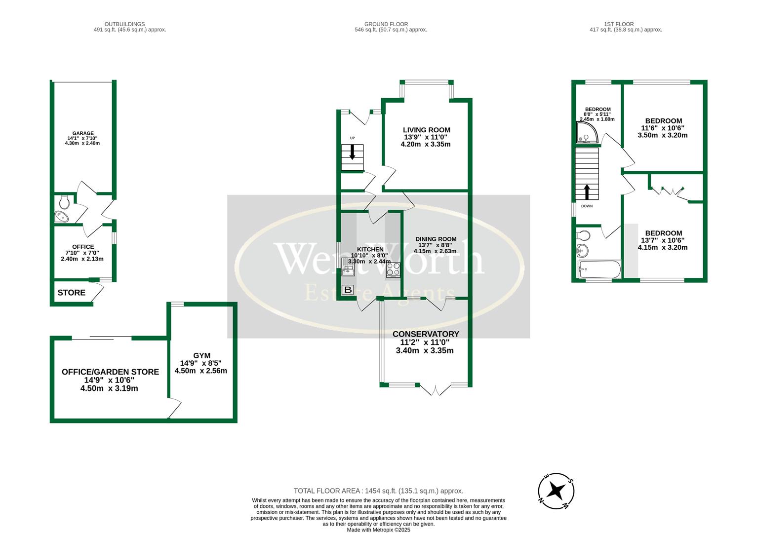 43, Western Avenue, Woodley floorplan