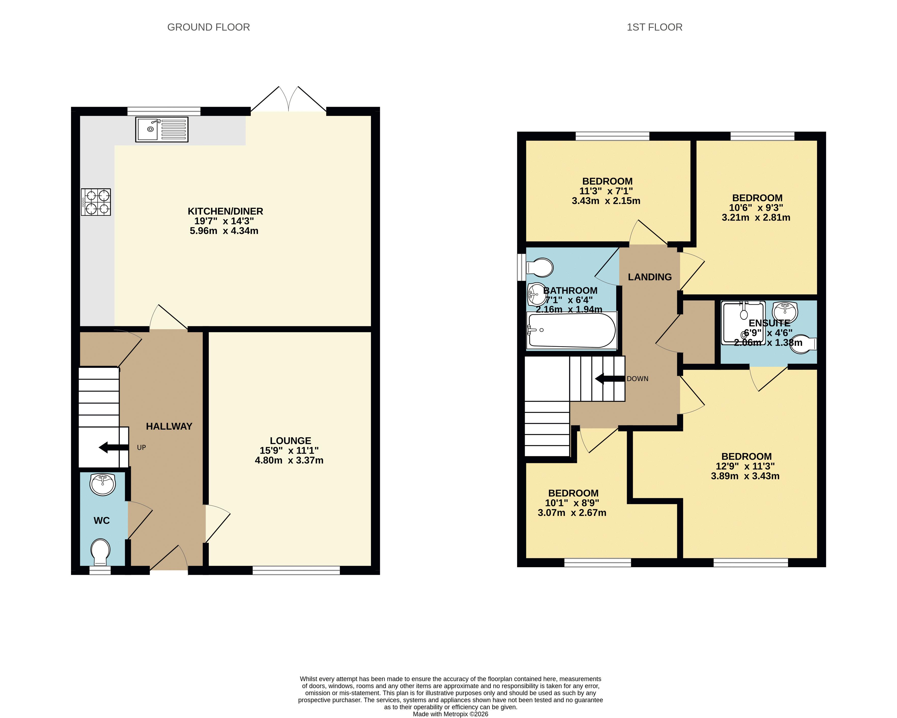 81, Bunting Mews, Scunthorpe floorplan