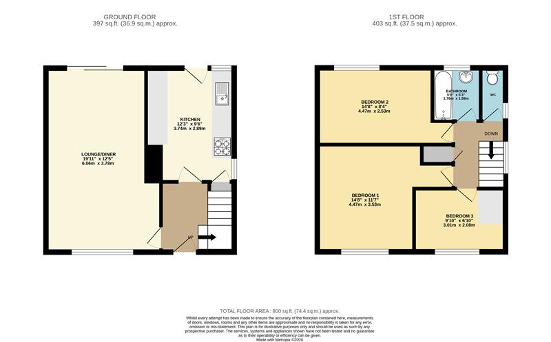 Shap Avenue, Altrincham floorplan