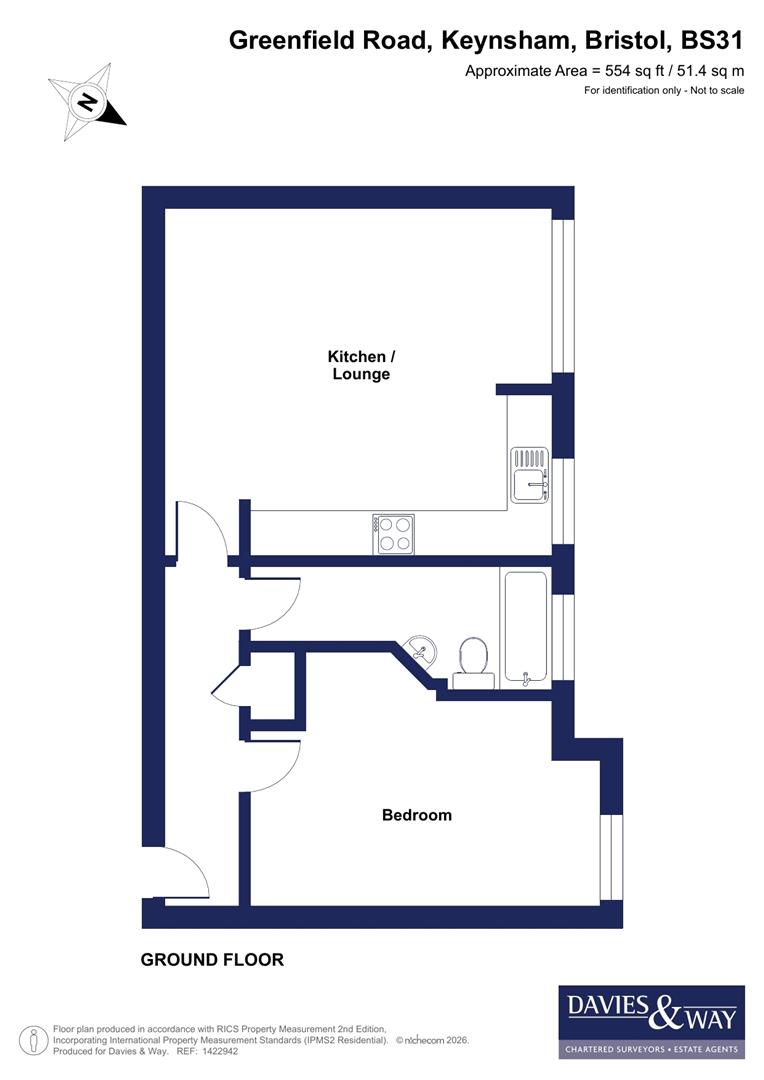 50, Greenfield Road, Bristol floorplan