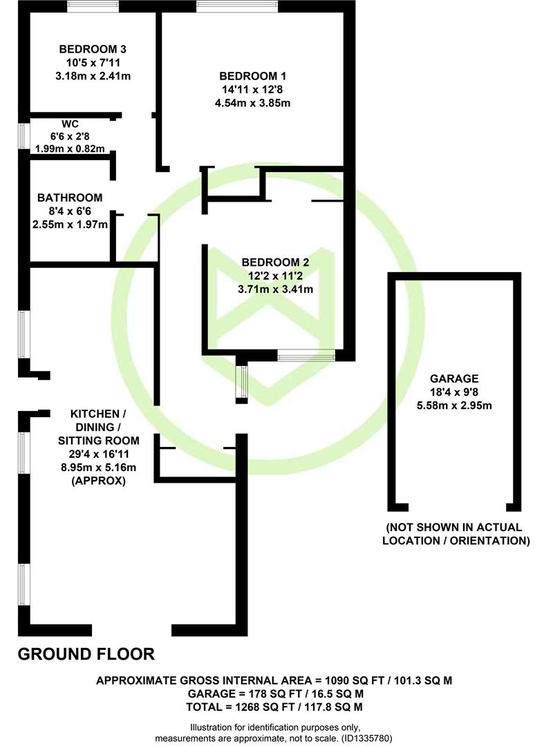 7A, Crescent Road, North Baddesley Southampton floorplan