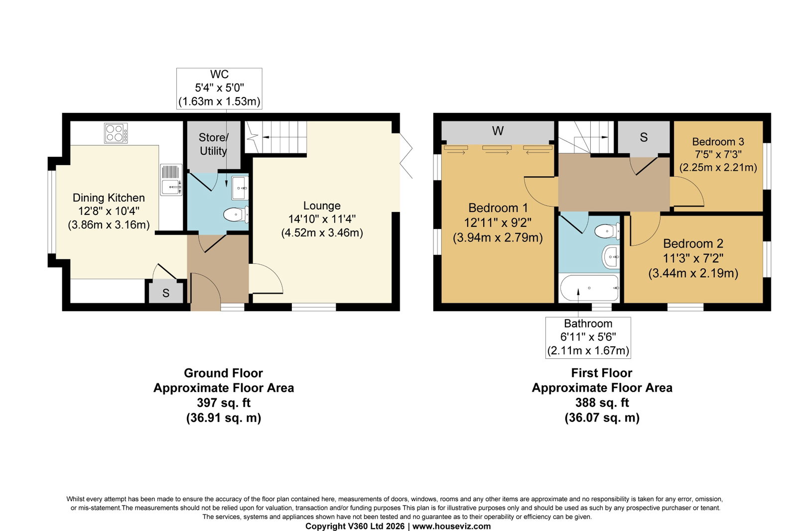 60, Ilberts Way, Pontefract floorplan