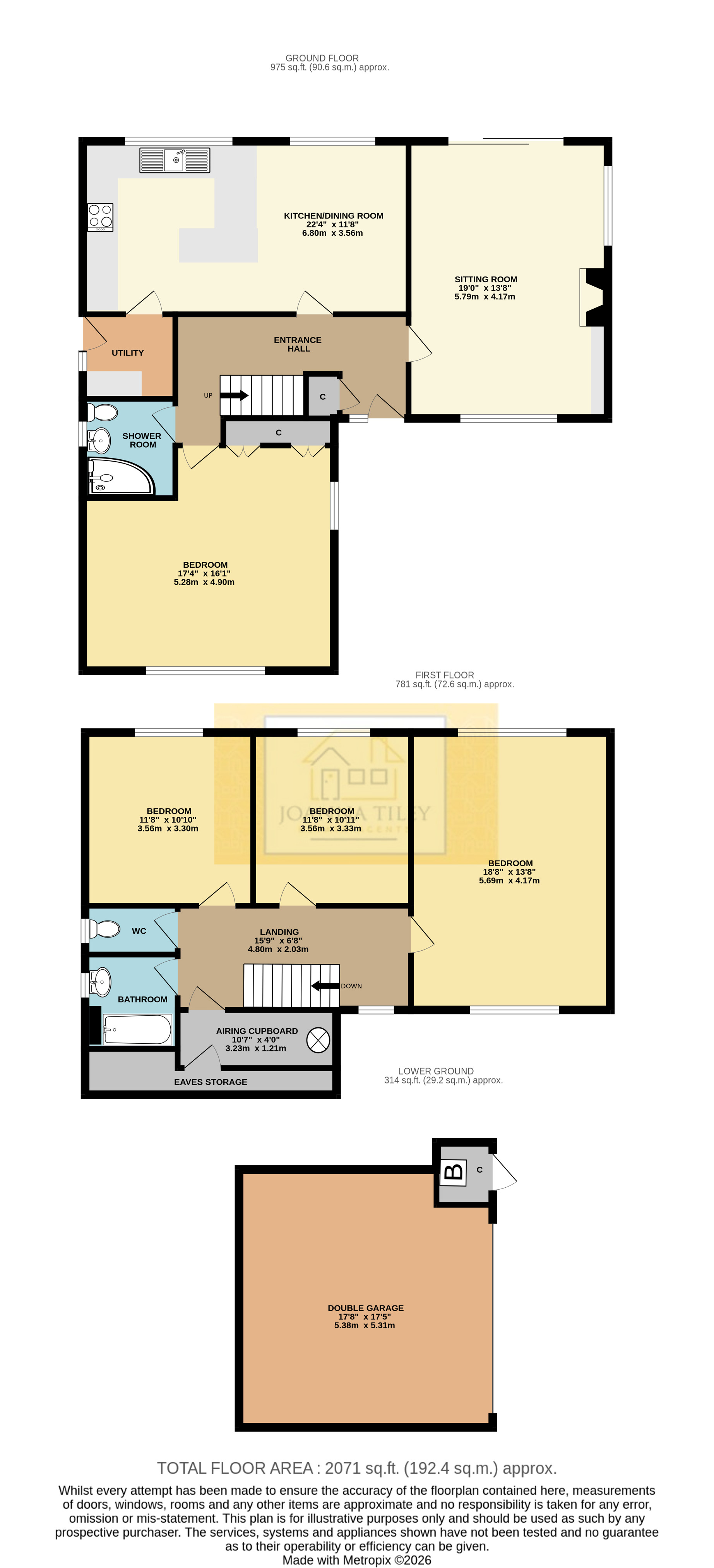 Twyn House, Lower Street, Chewton Mendip floorplan