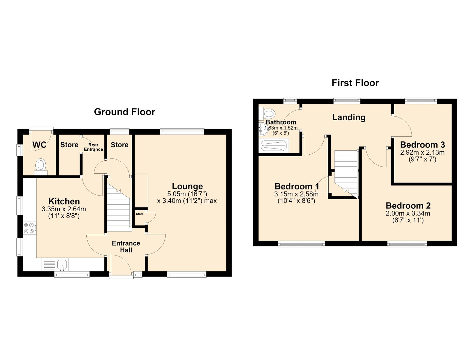 102, Salisbury Drive, Swadlincote floorplan