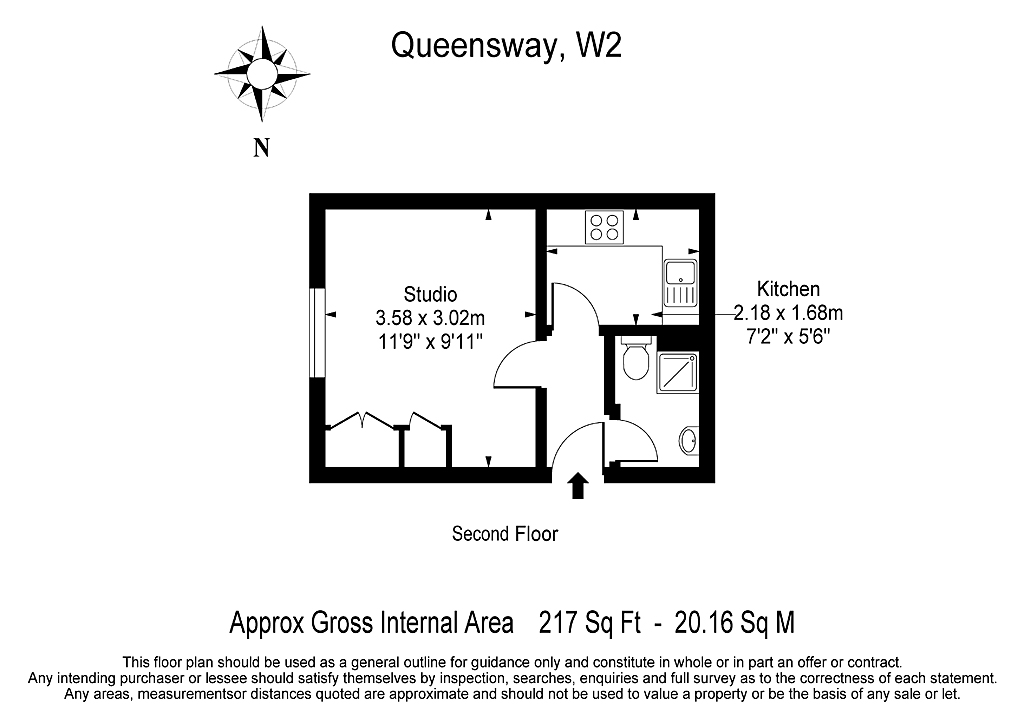 Queensway, London W2, studio to rent 64558144 PrimeLocation