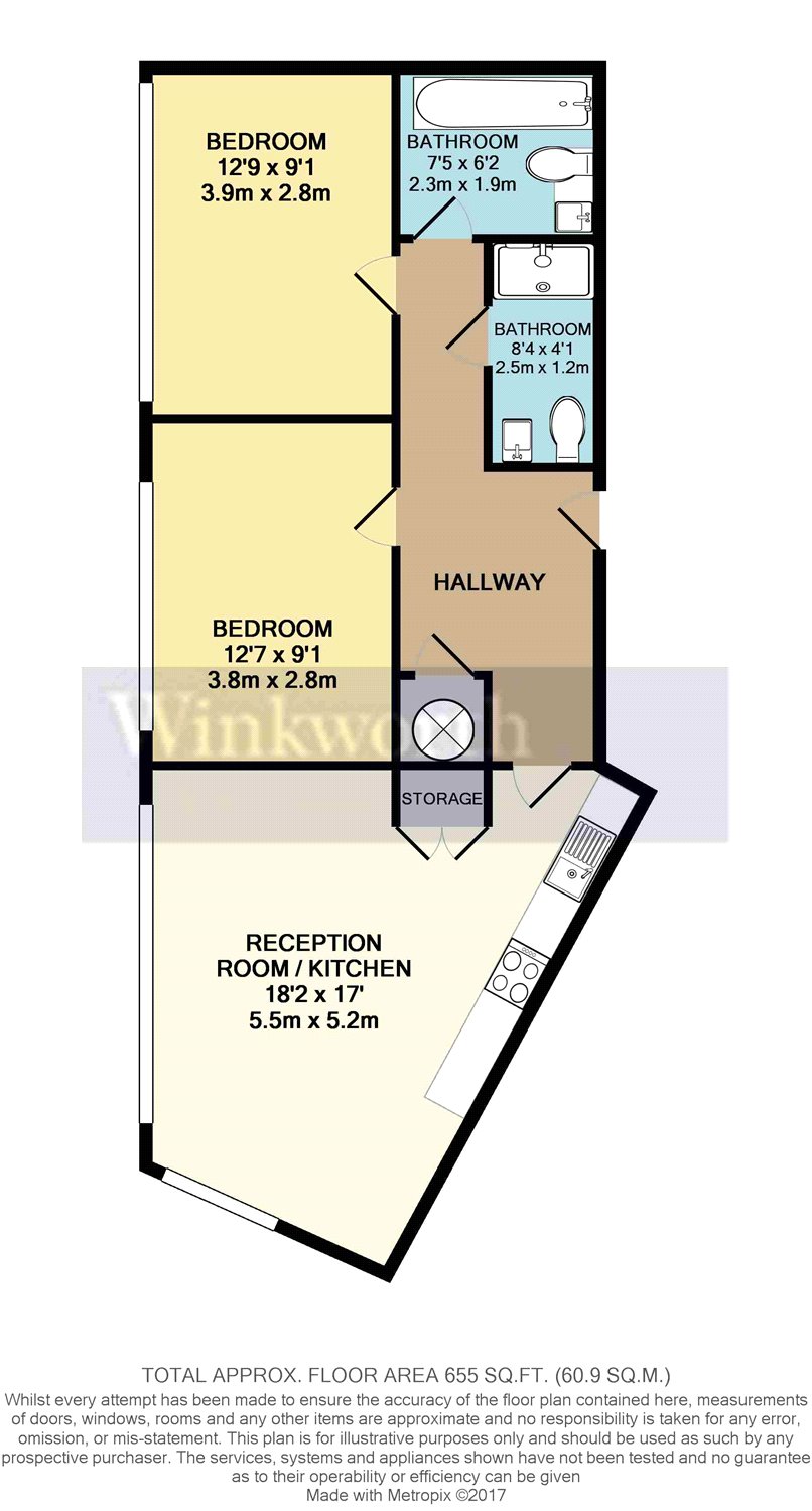 Flat 305,, Kings Reach, Reading floorplan
