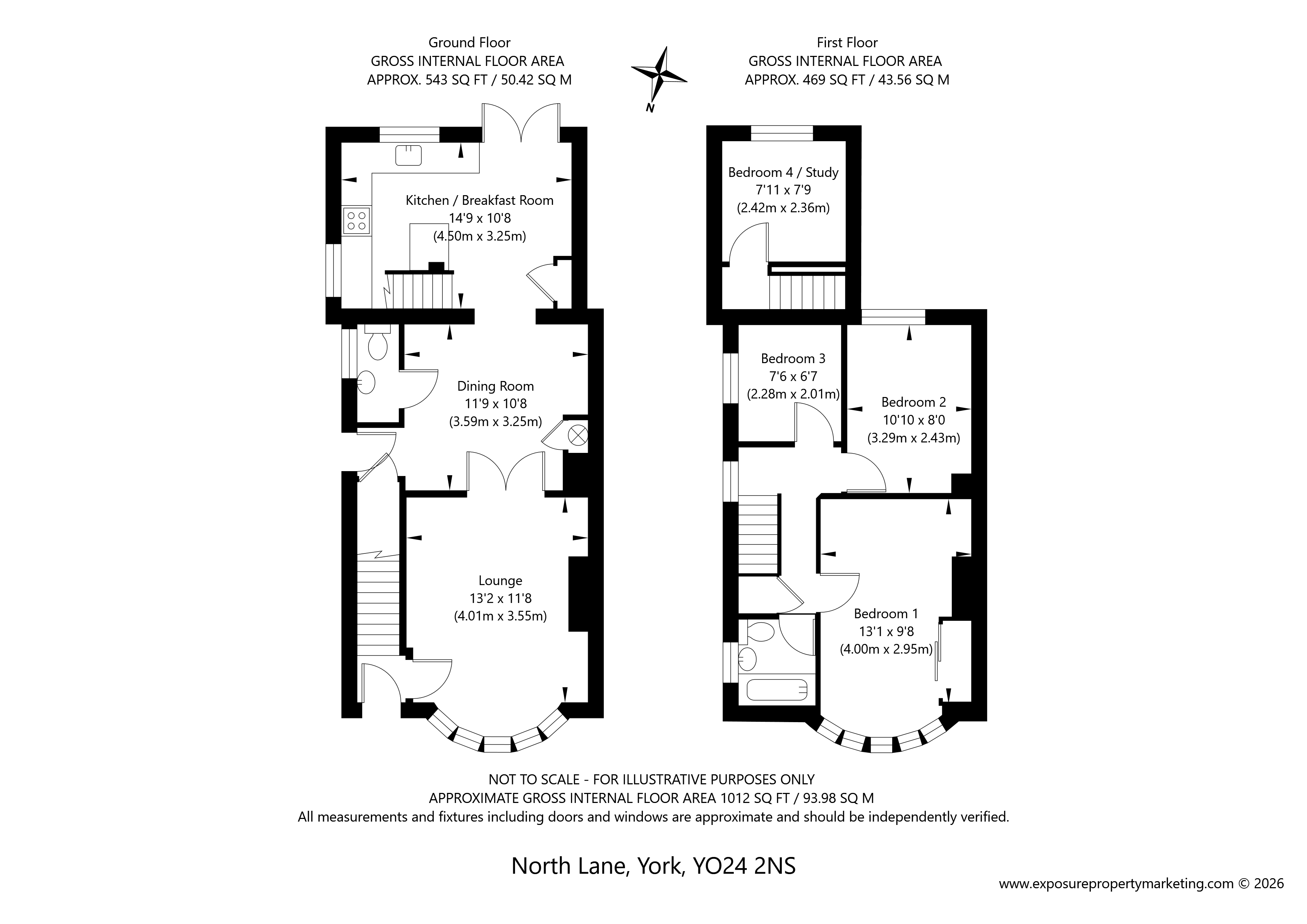 17, North Lane, North Yorkshire floorplan