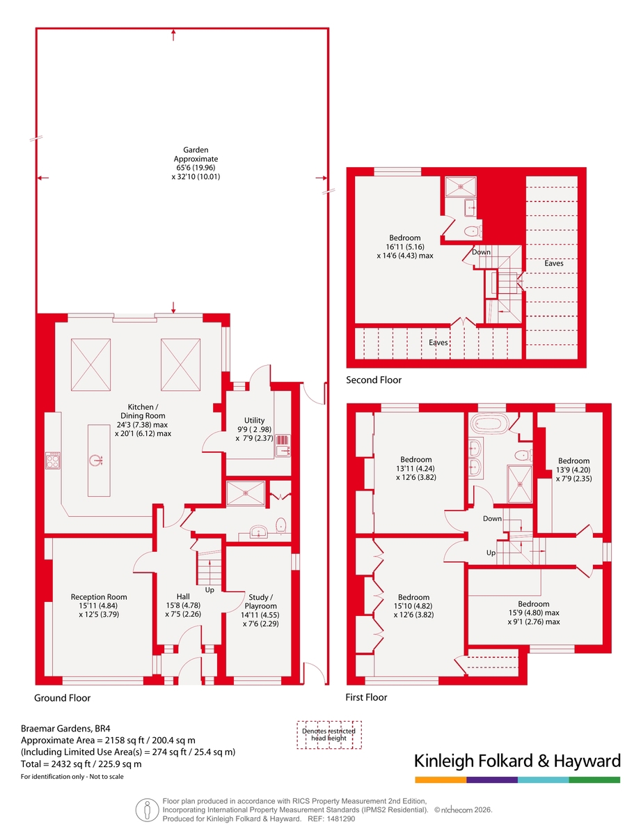54, Braemar Gardens, Kent floorplan