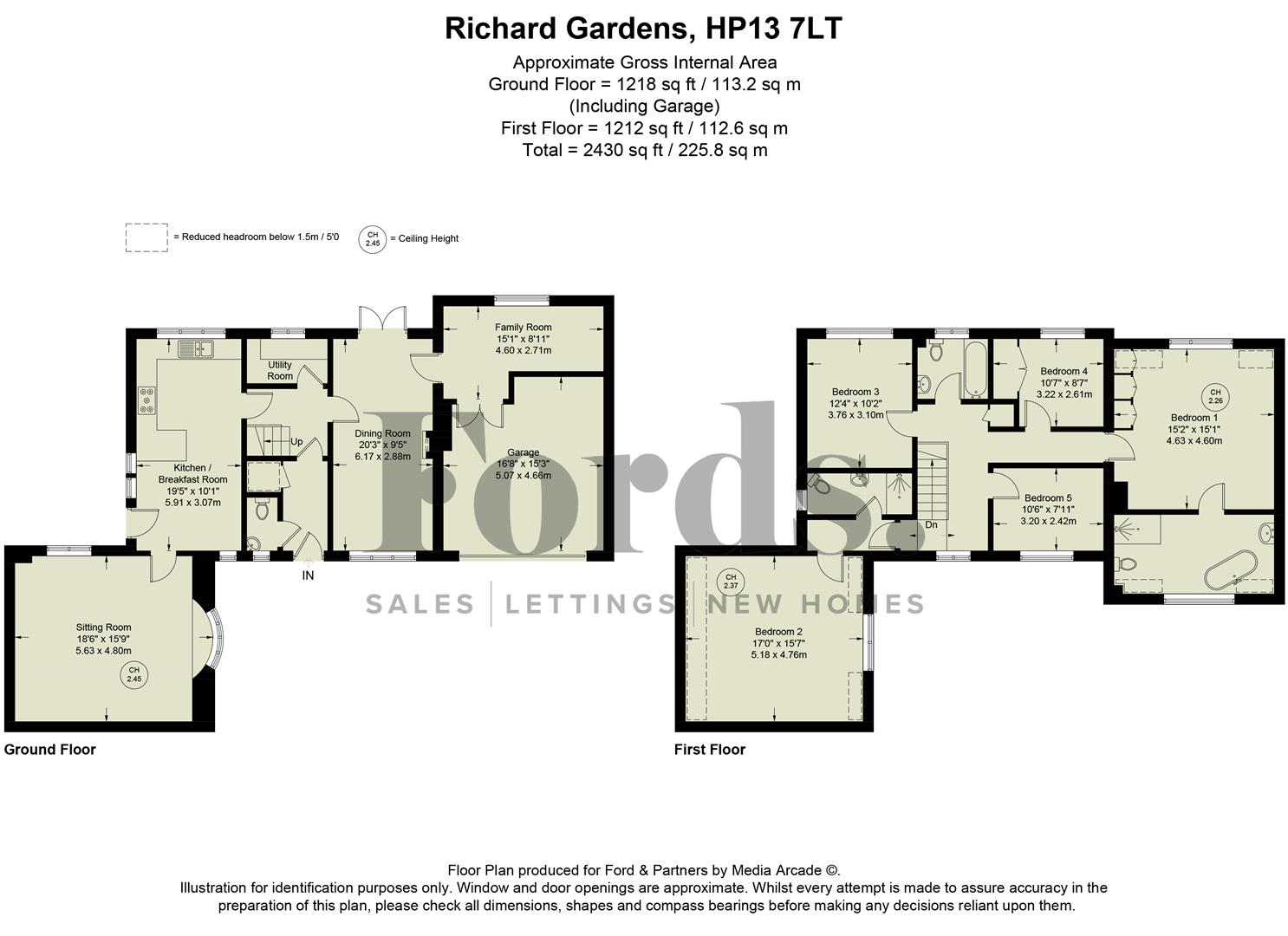 2, Richard Gardens, High Wycombe floorplan
