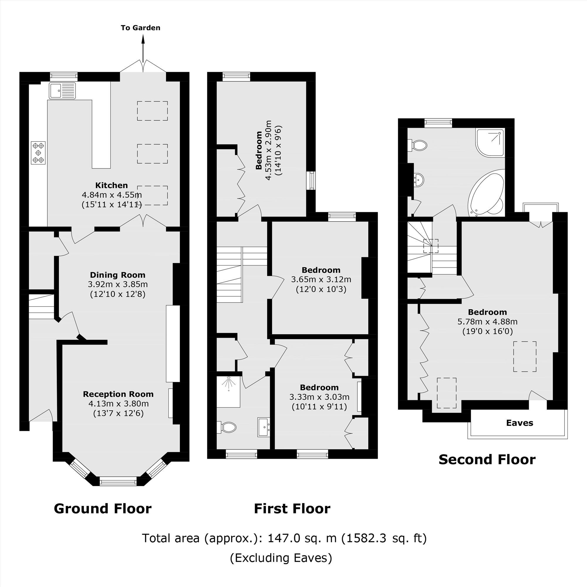 32, Effra Road, London floorplan