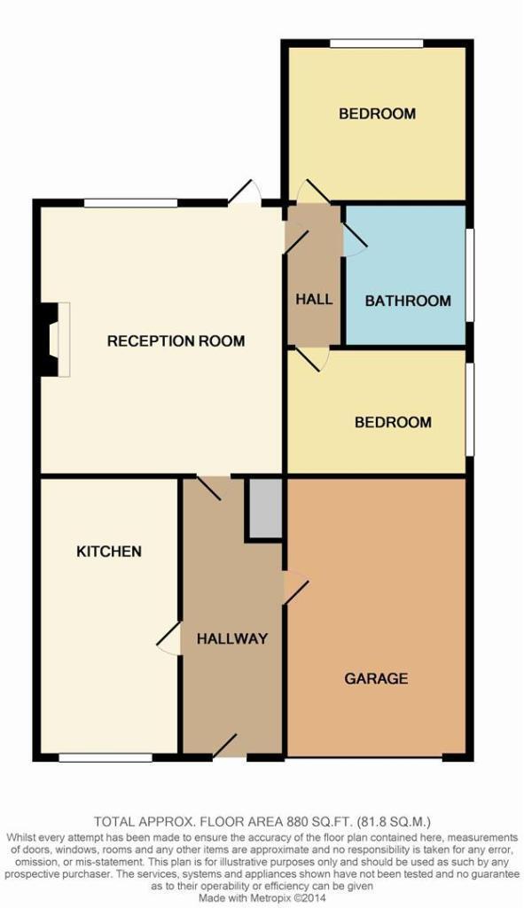 6, Coley Grove, Stafford floorplan
