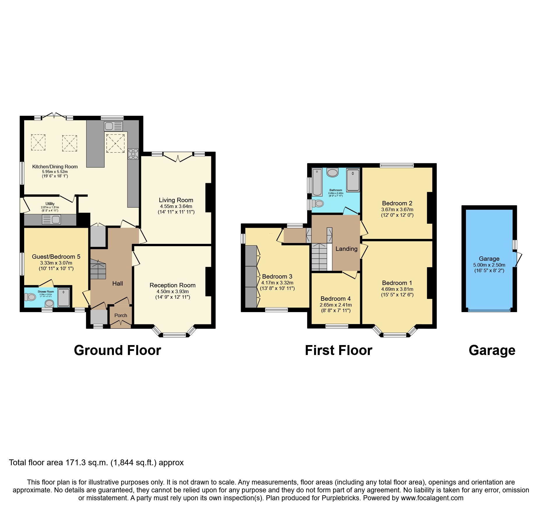 594, Kings Road, Manchester floorplan