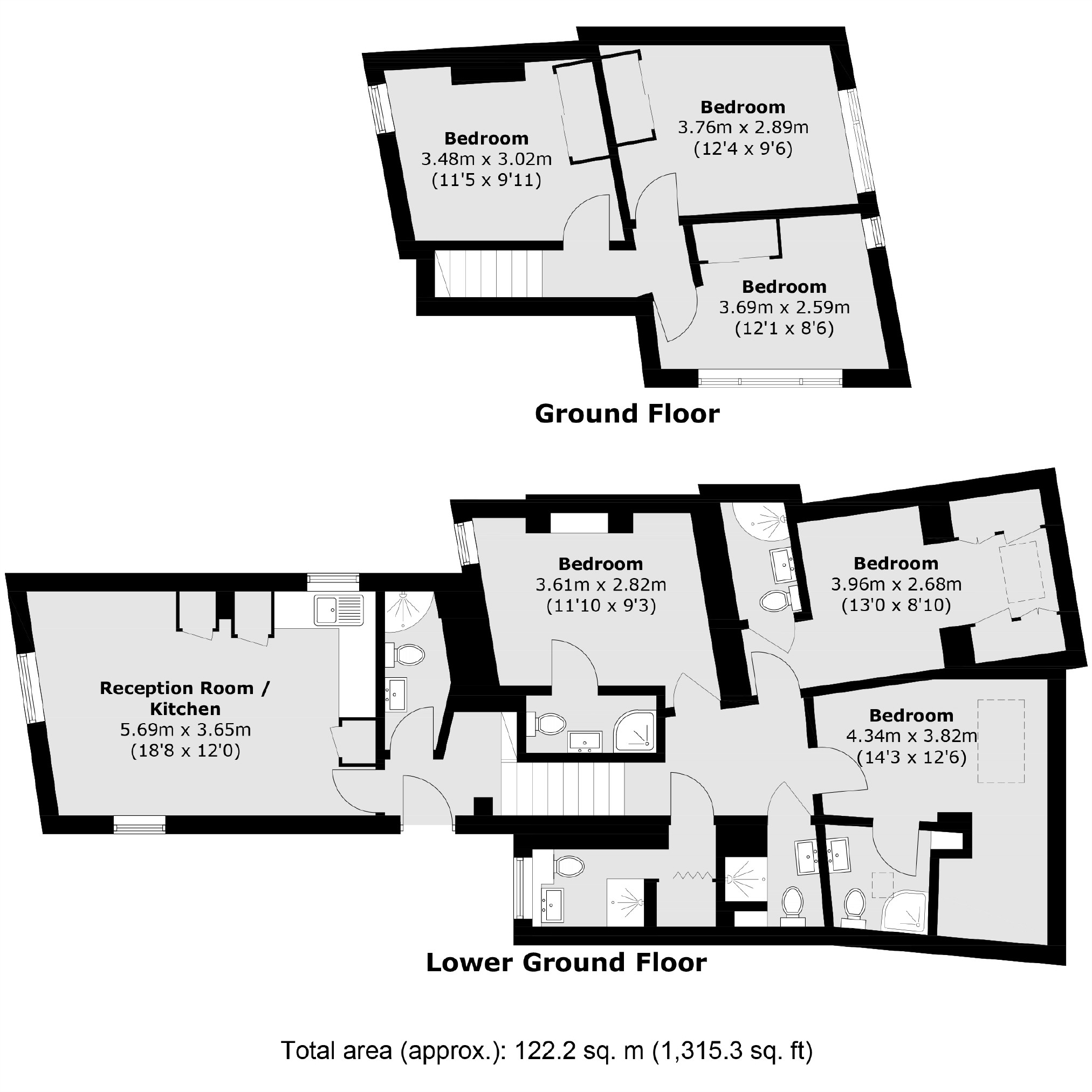 25B, Tamworth Street, London floorplan