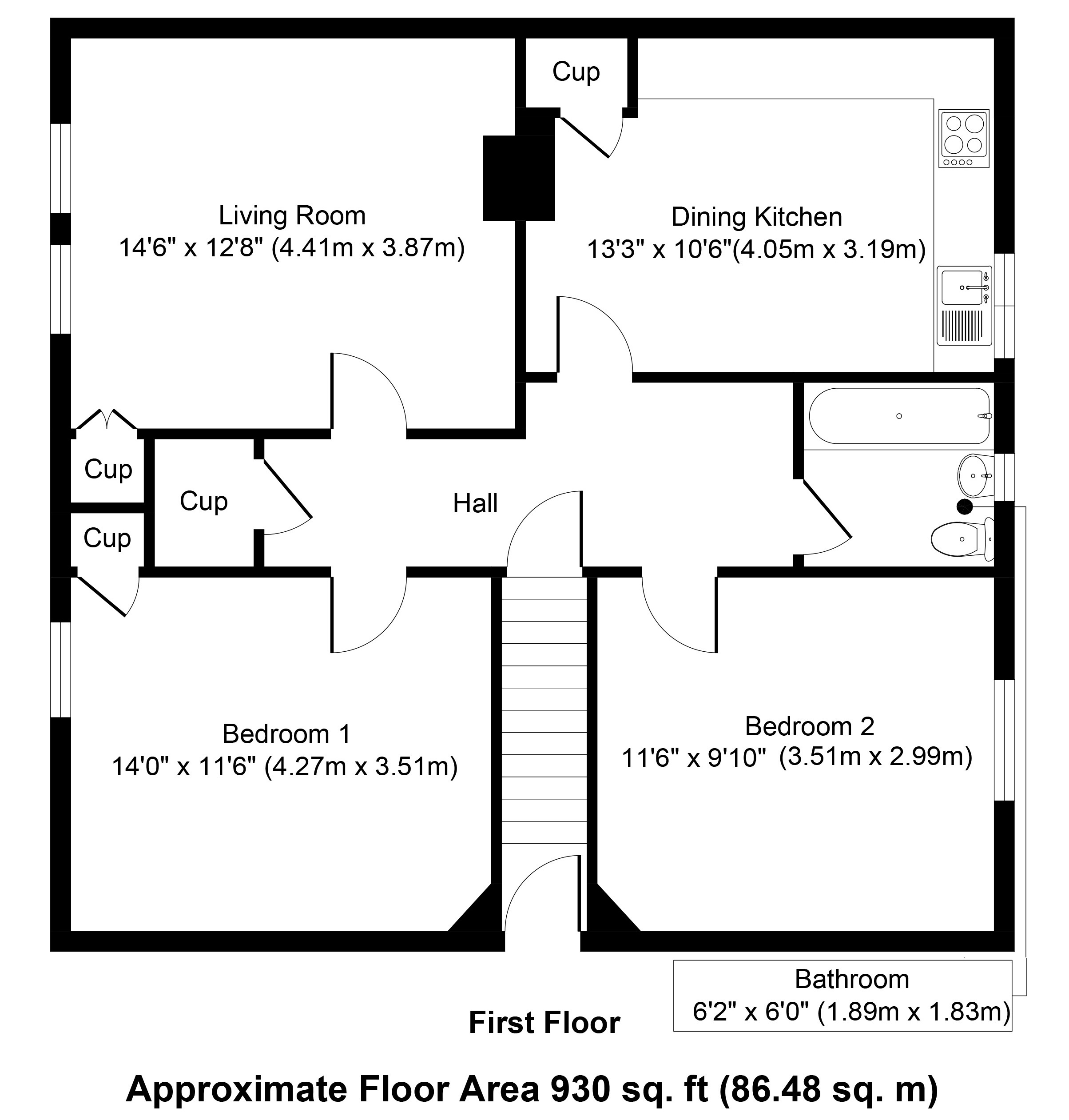 2 Bedrooms Flat for sale in 17 Eskview Avenue, Musselburgh EH21