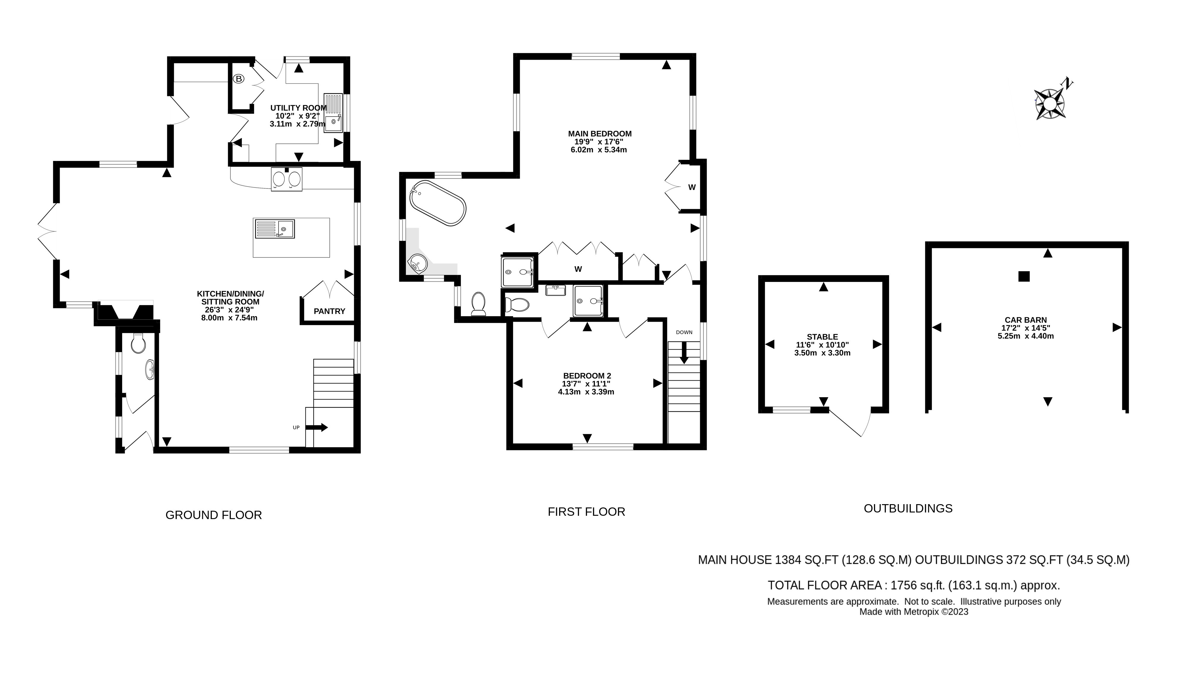 Glen Cottage, 5, Littleton Lane, Surrey floorplan