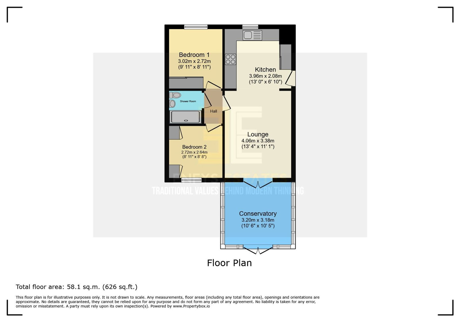 228, Conwy Road, Llandudno Junction floorplan
