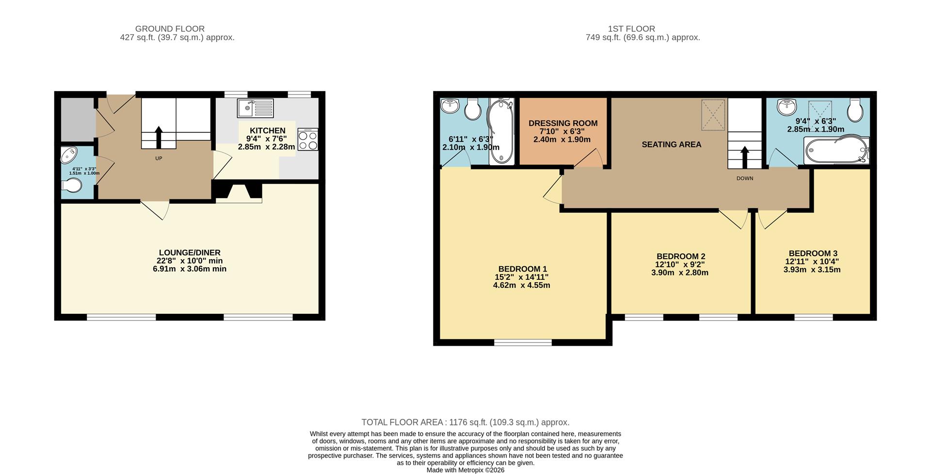 6 Greenacres, Beck Lane, Keyingham floorplan