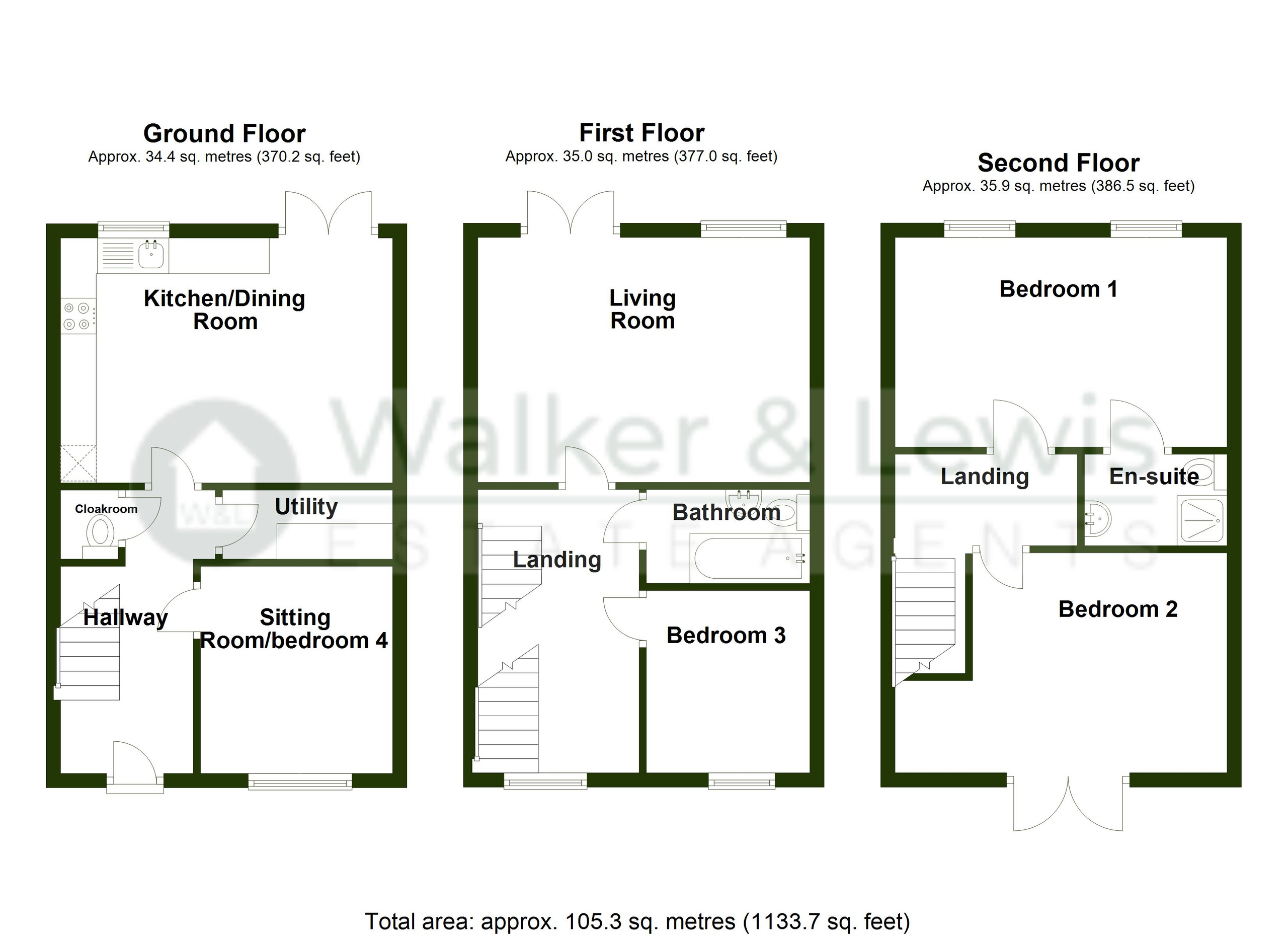 30 Cyfarthfa Mews, Merthyr Tydfil floorplan