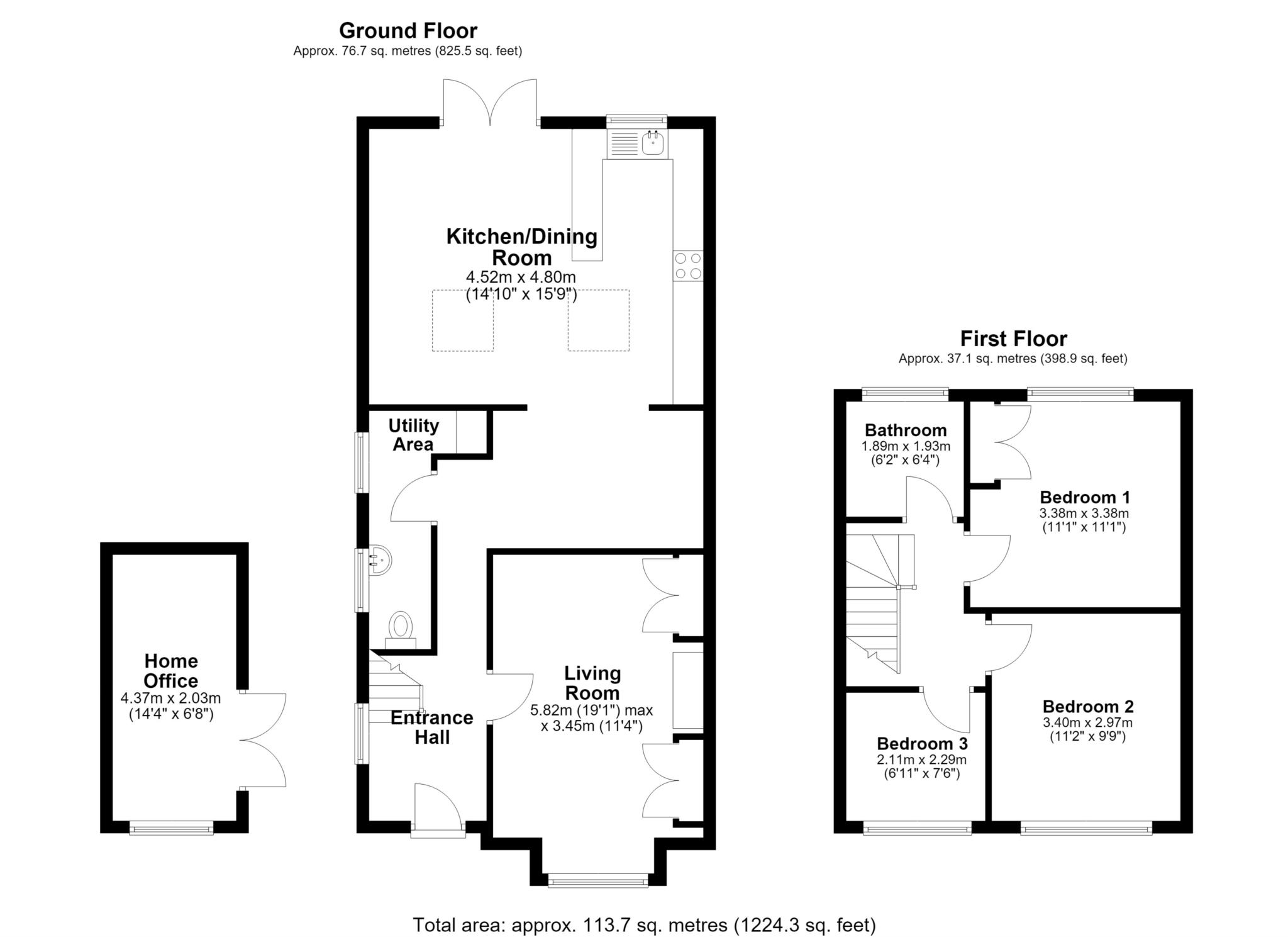 20, Kidmore Lane, Sonning Common floorplan