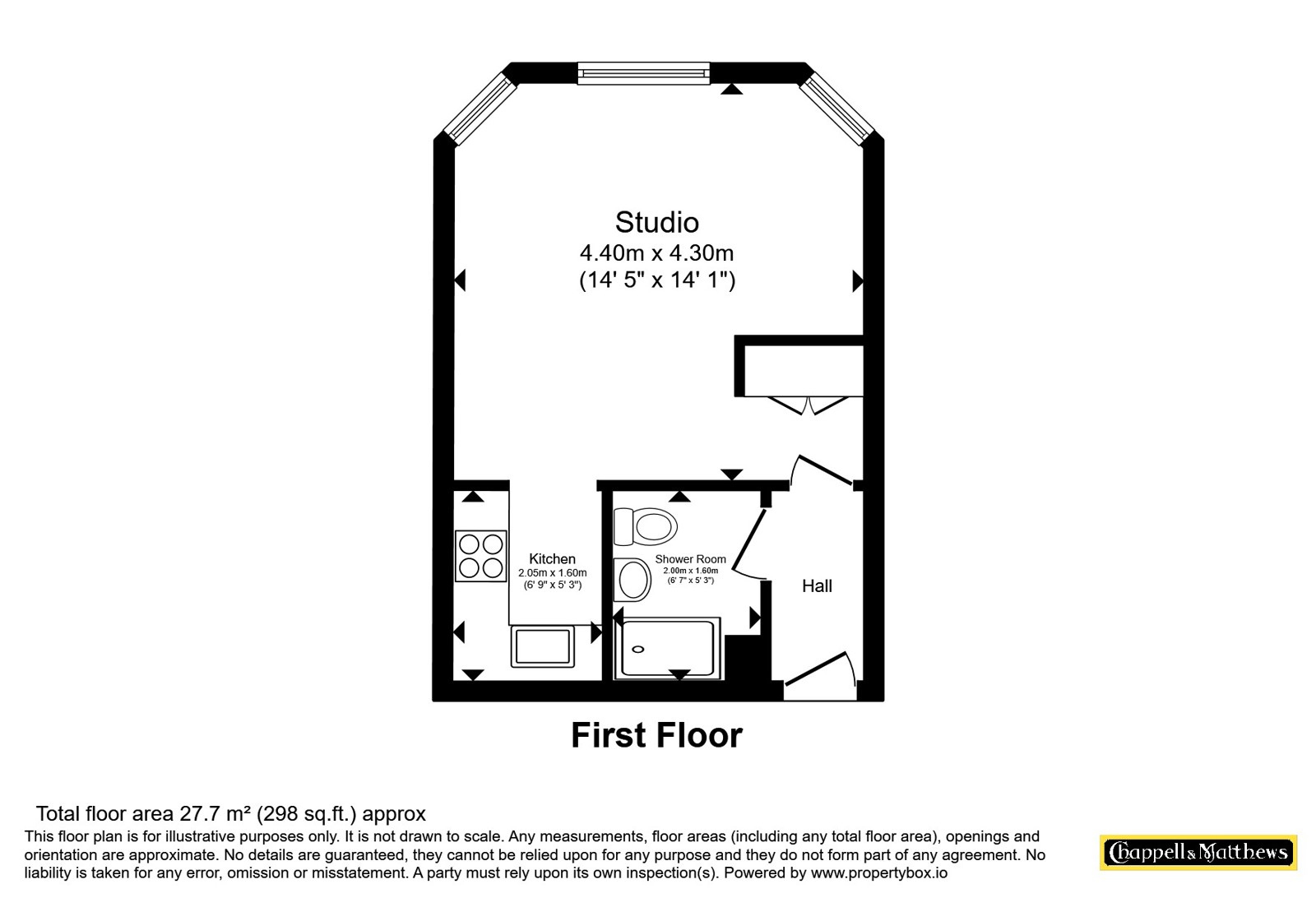 Flat 7, 84, Redland Road, Bristol floorplan