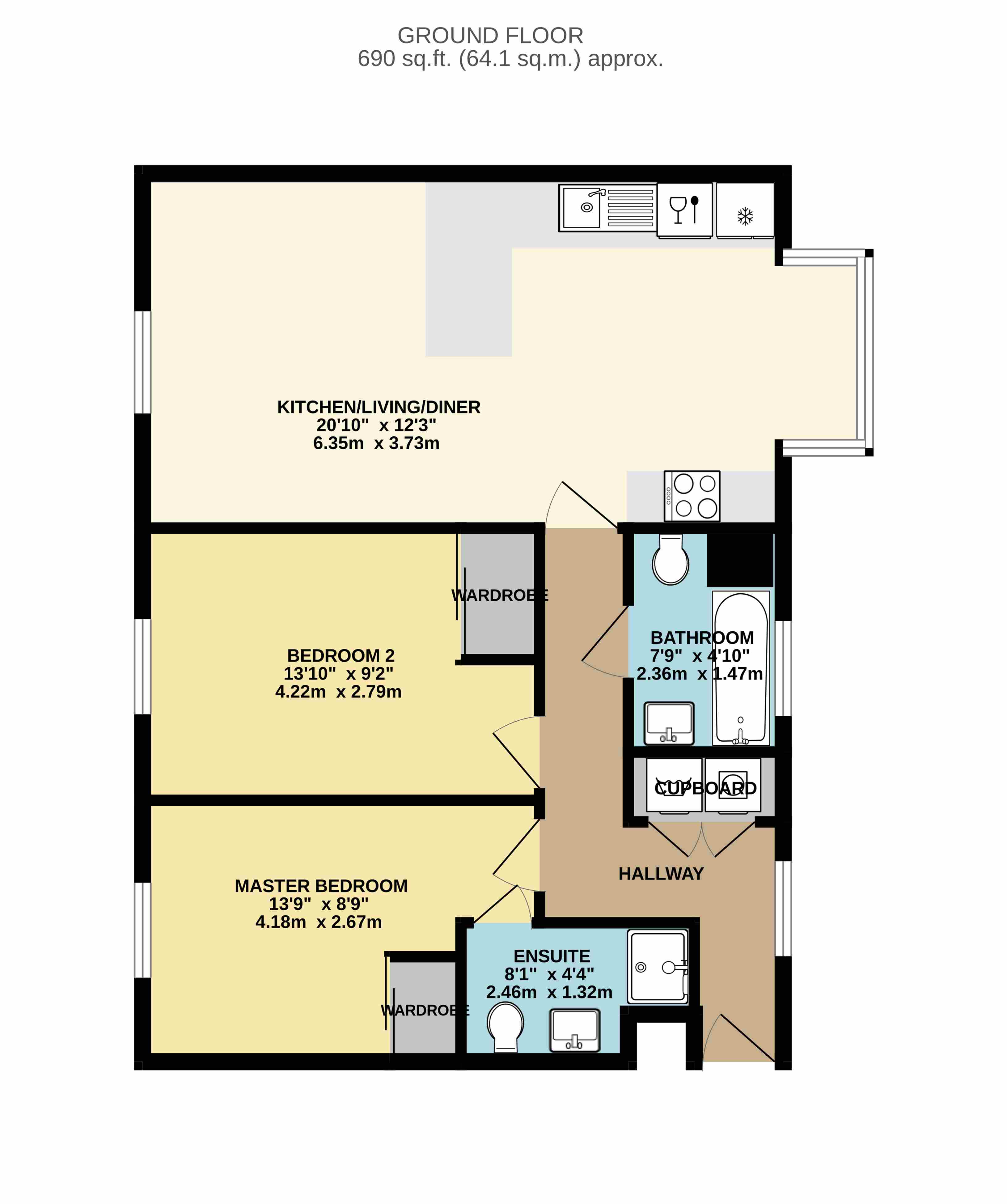 Flat 2,, Gatekeeper House, Bath floorplan
