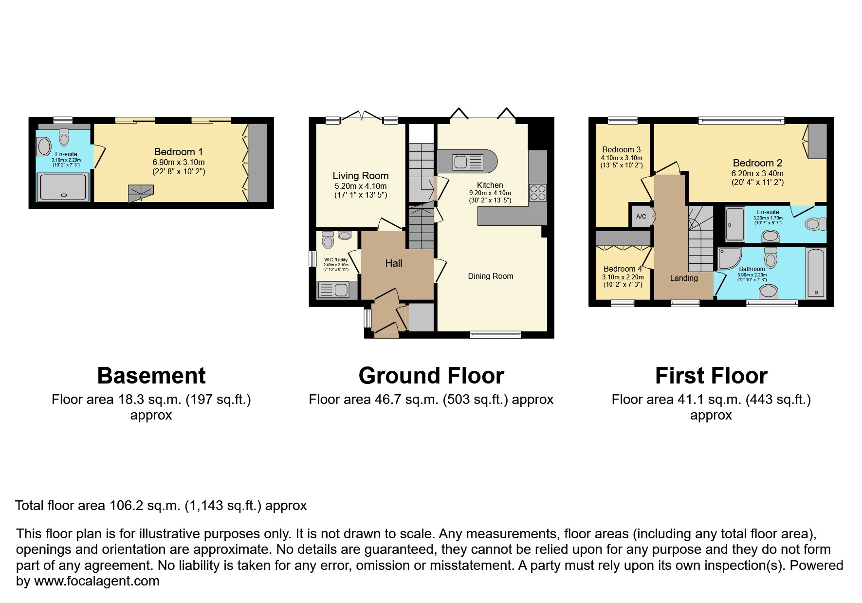 43, Duchess Road, Monmouth floorplan