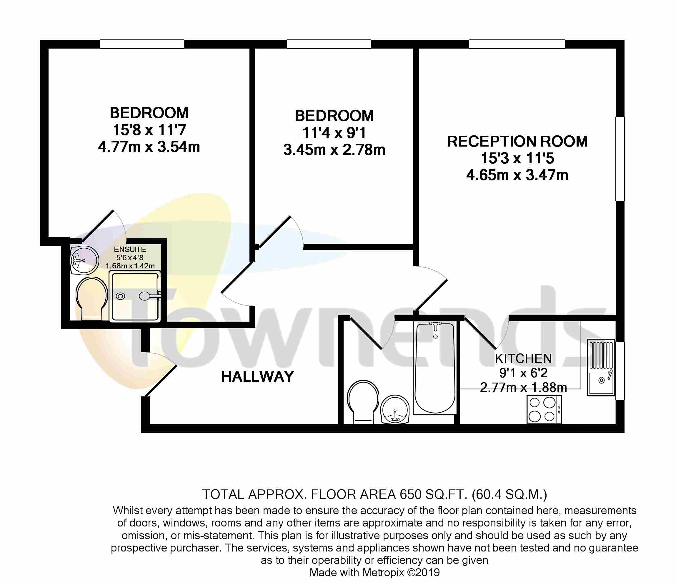 2 Bedrooms Flat to rent in Drummond Road, Croydon CR0