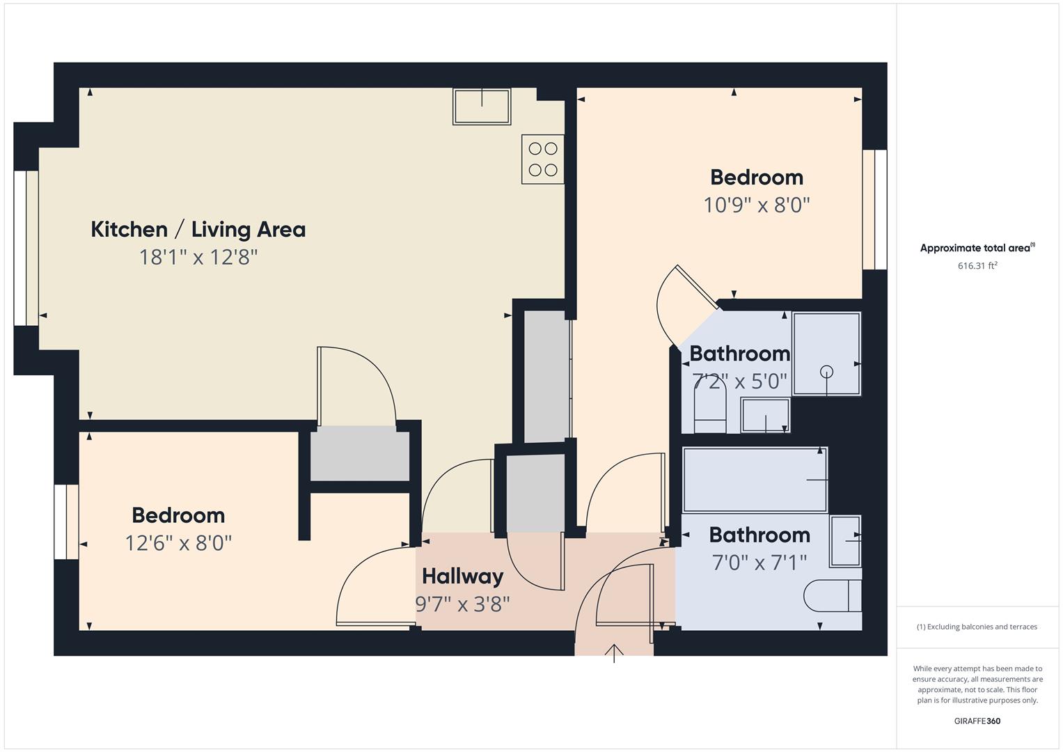 3, The Limes, 151 Paget Street, Loughborough floorplan