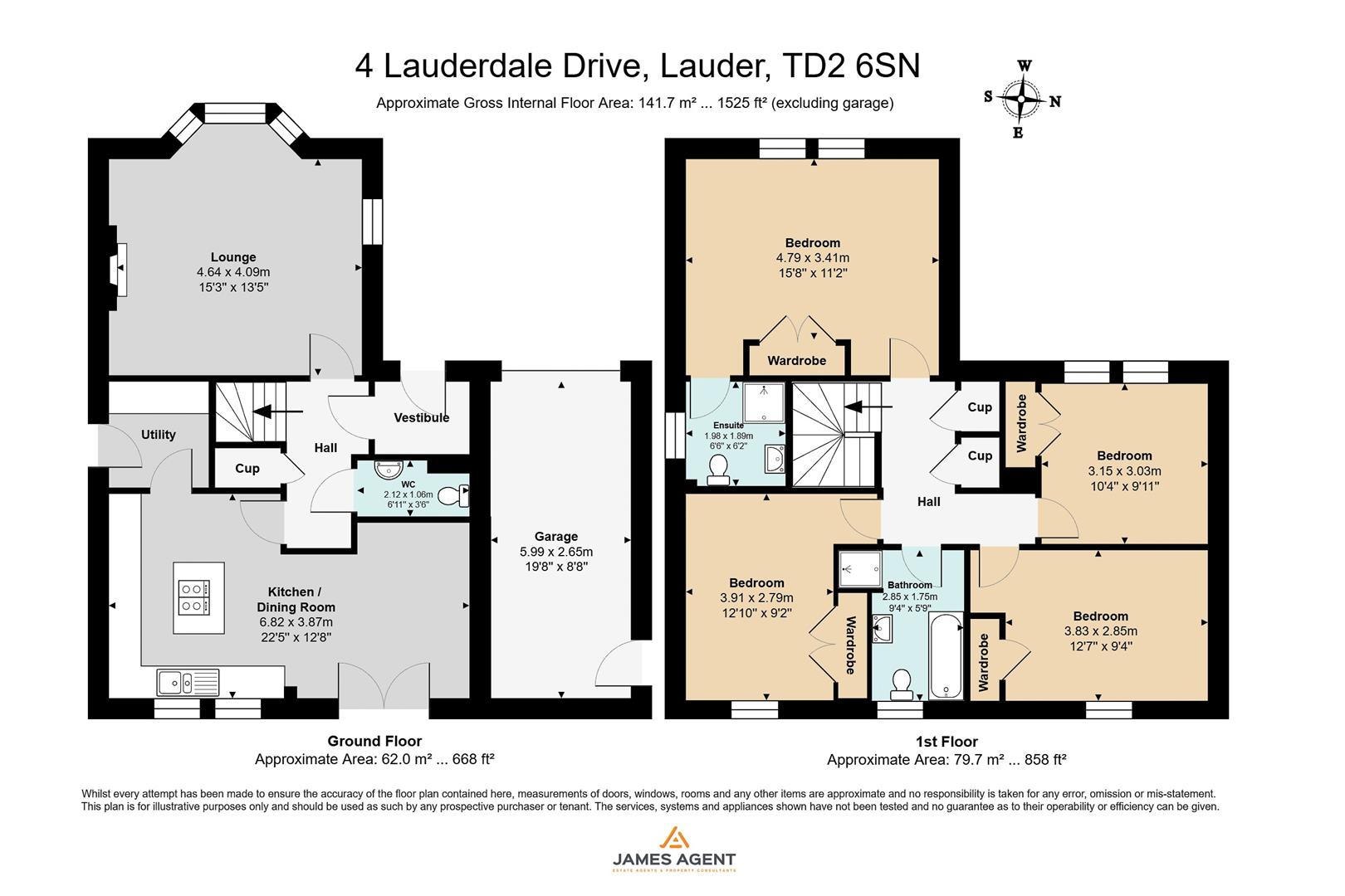 4, Lauderdale Drive, Lauder floorplan