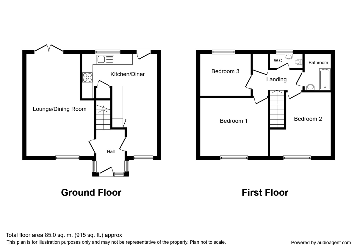 50, Delamere Road, Wilmslow floorplan