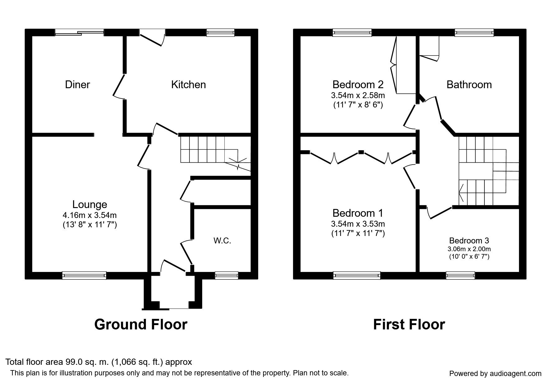 3 Bedrooms Terraced house to rent in Woodfields, Droitwich WR9