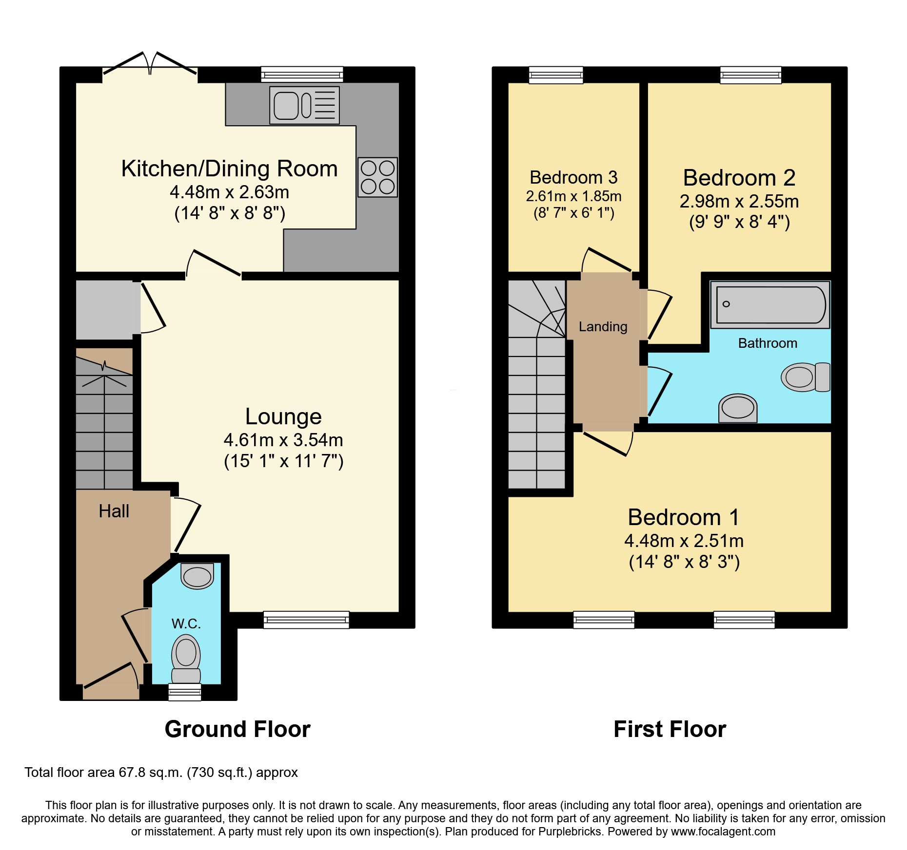 9, Bramble Court, Catterall, Preston floorplan