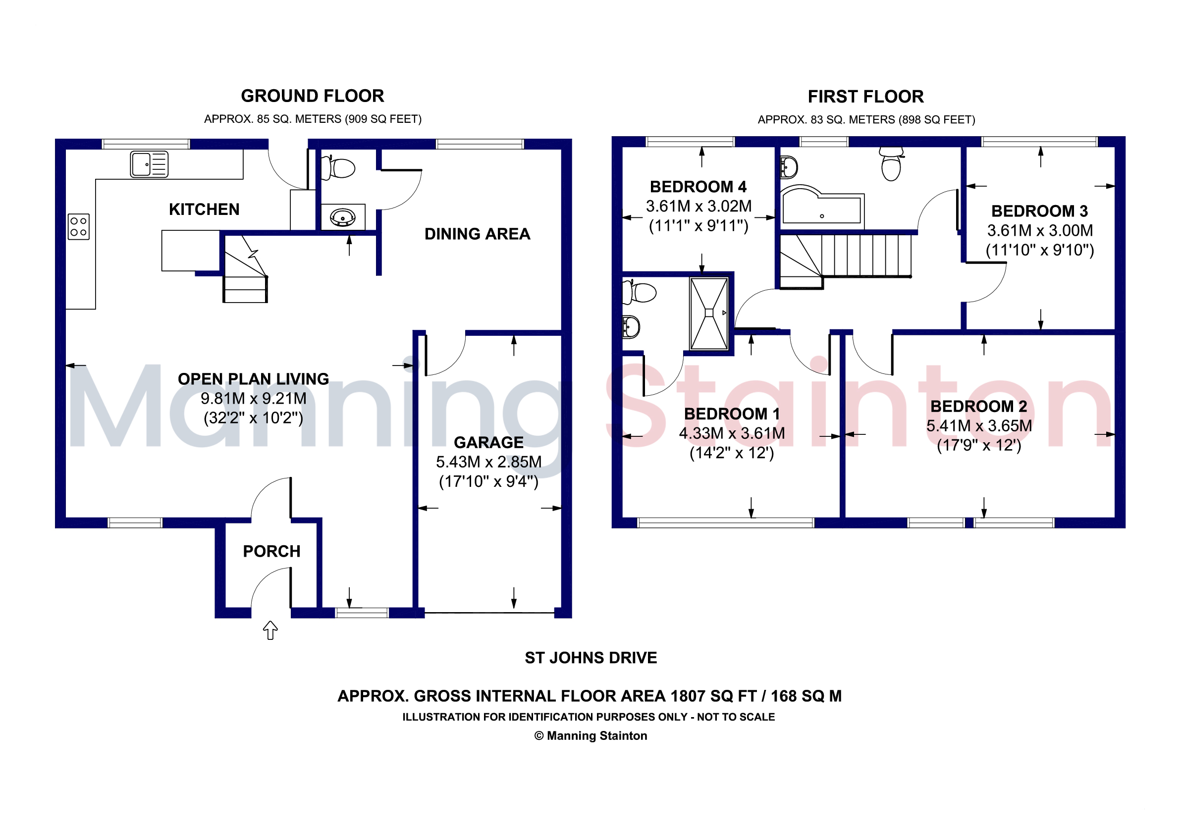 13, St. Johns Drive, Leeds floorplan