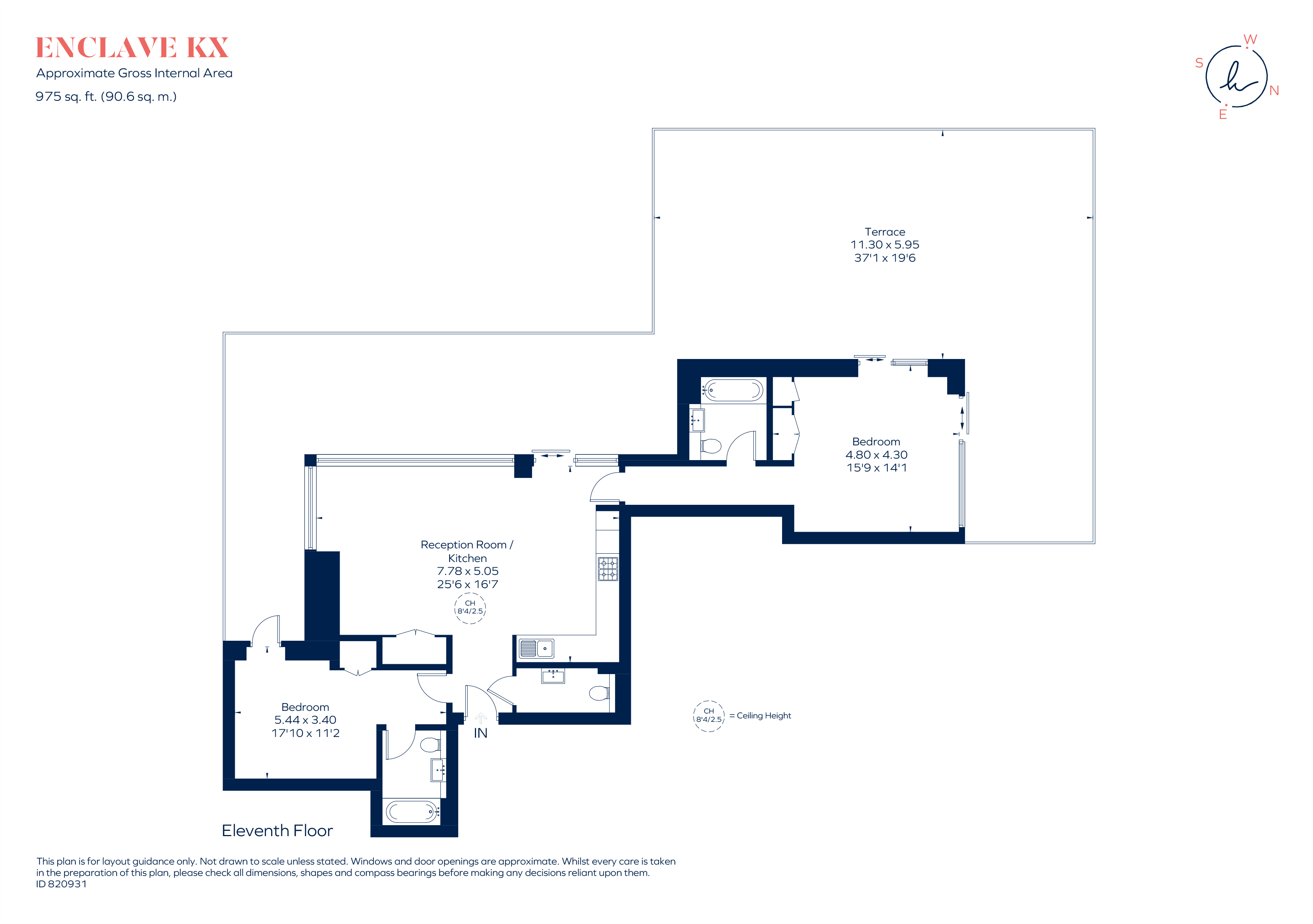 54, Enclave Kx, 101, Camley Street, London floorplan