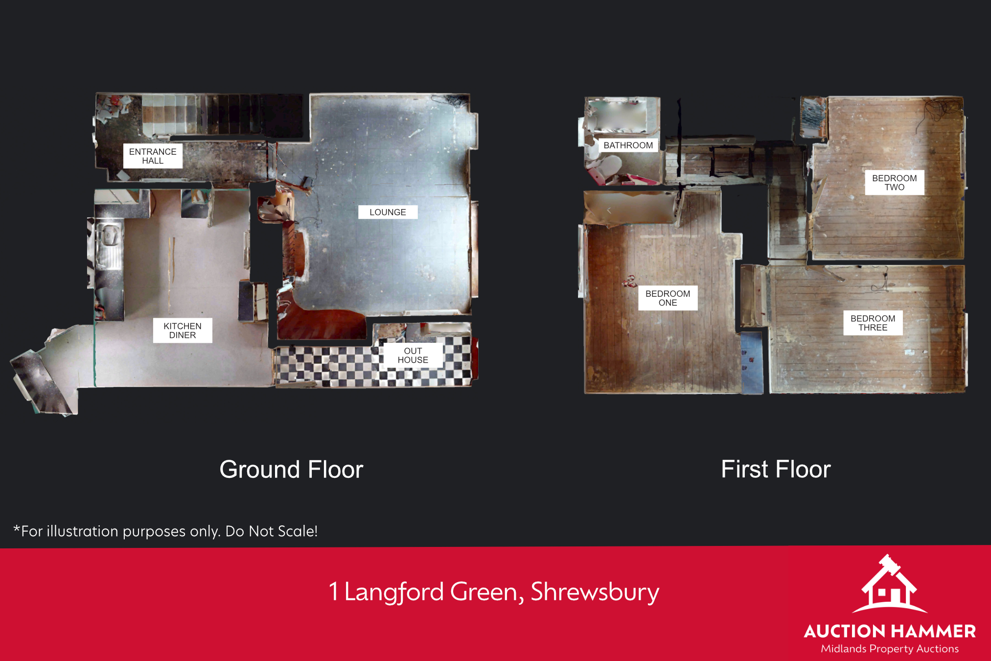 1 Langford Green, Harlescott, Shrewsbury floorplan