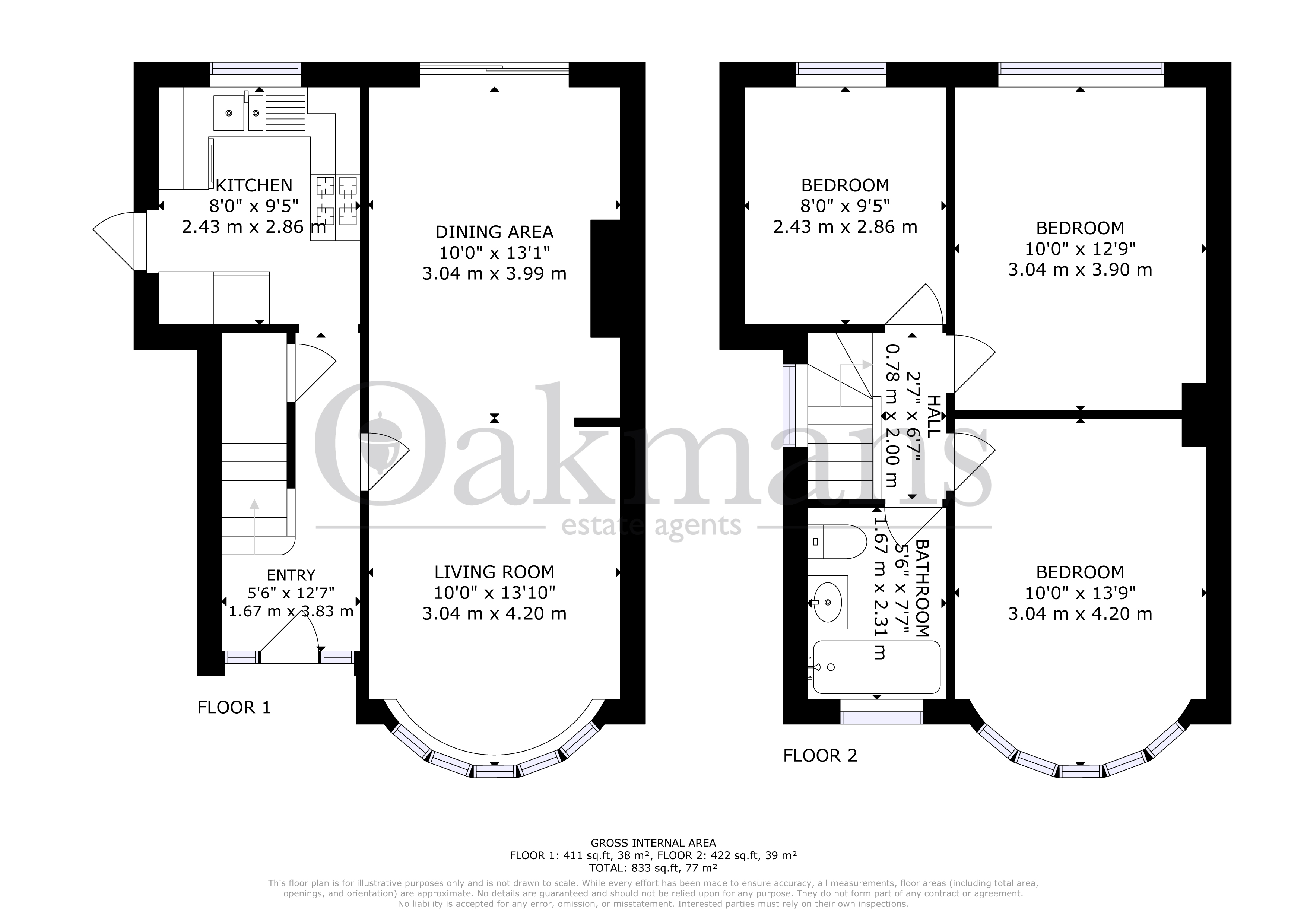 83, BRANDWOOD PARK ROAD, BIRMINGHAM floorplan