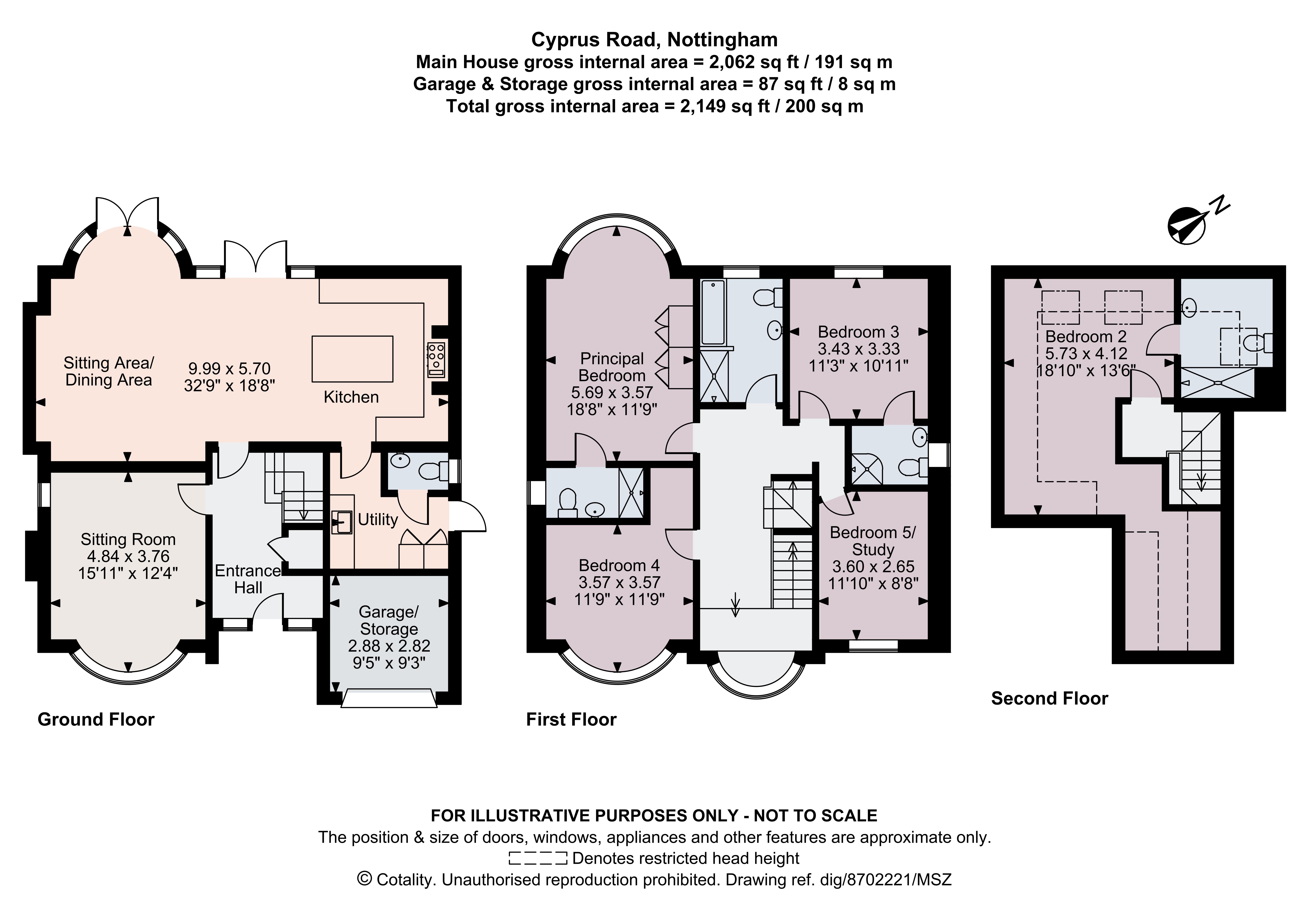 89, Cyprus Road, Nottingham floorplan