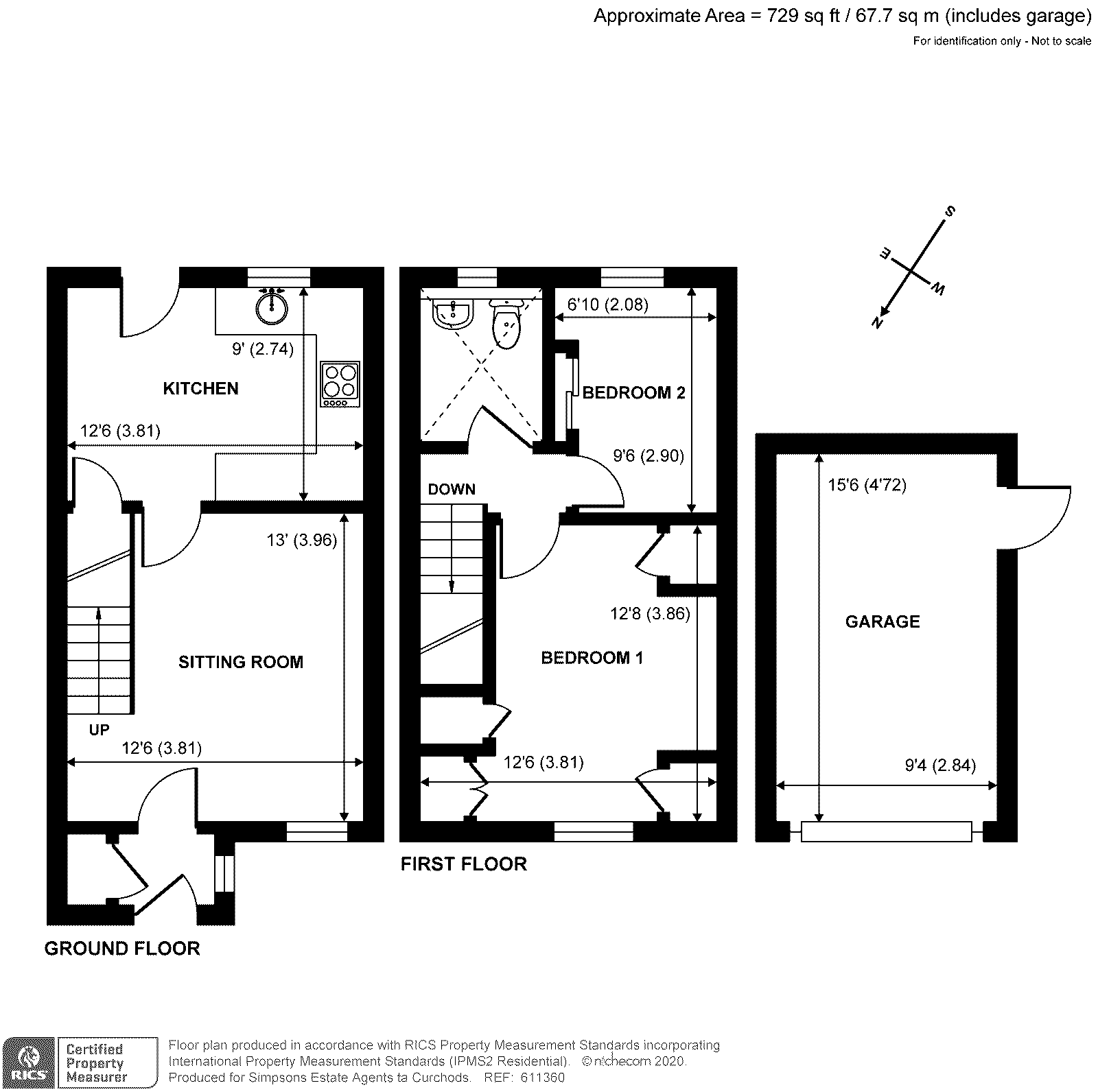 Sullivans Reach, Walton On Thames KT12, 2 bedroom end terrace house for sale 59515130